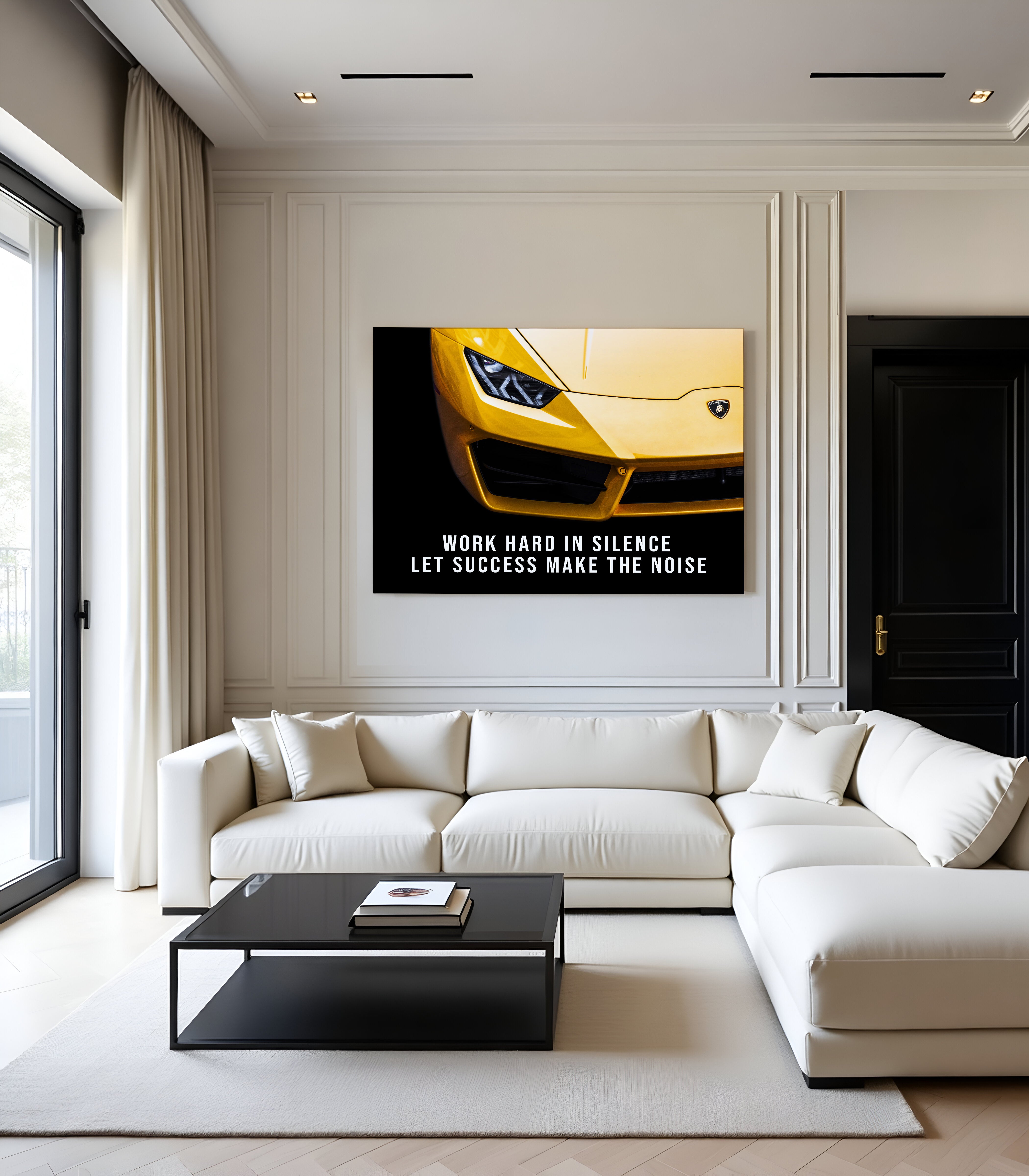 Work hard in silence