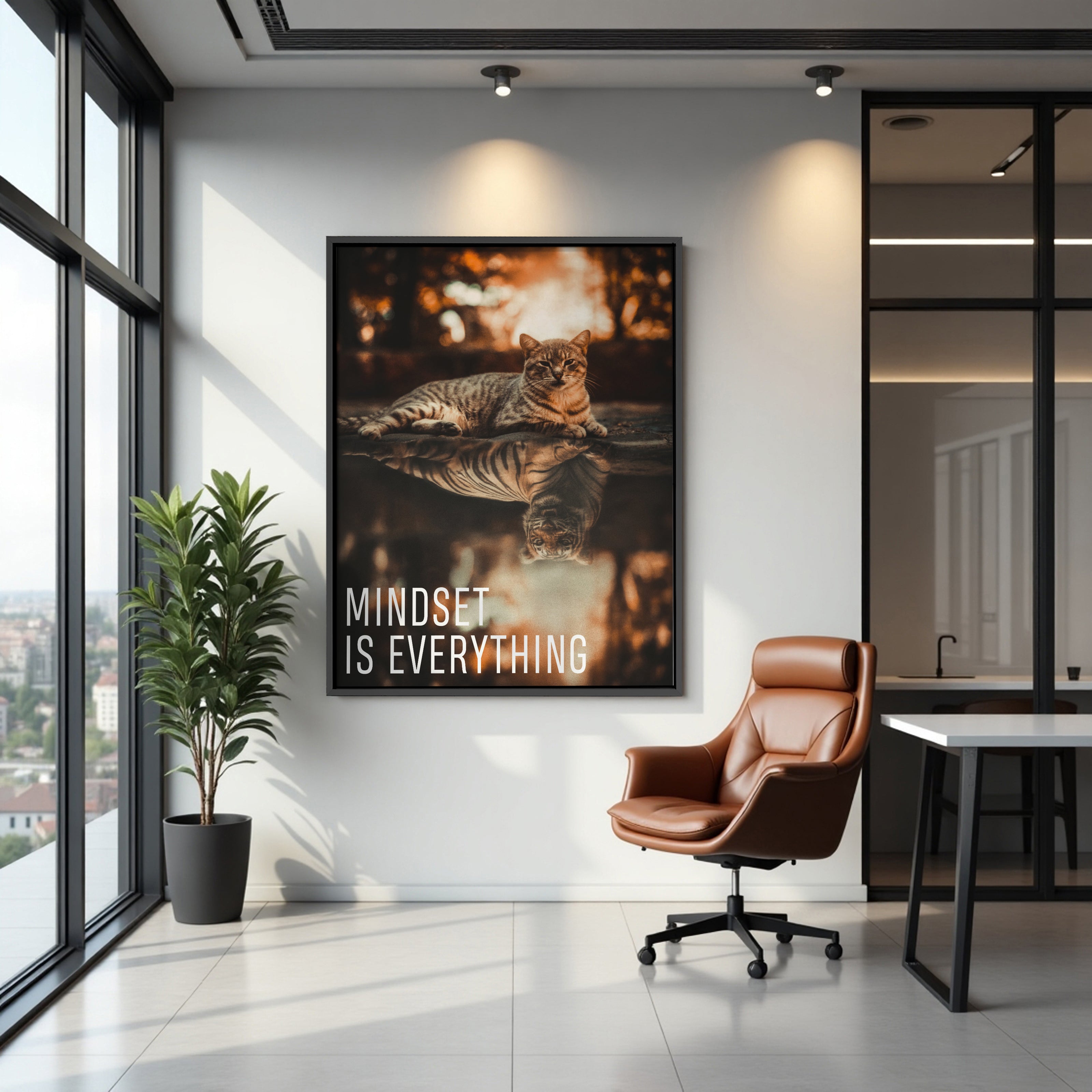 Stay Silent Let Your Action Speak- Canvas/Acrylic Glass