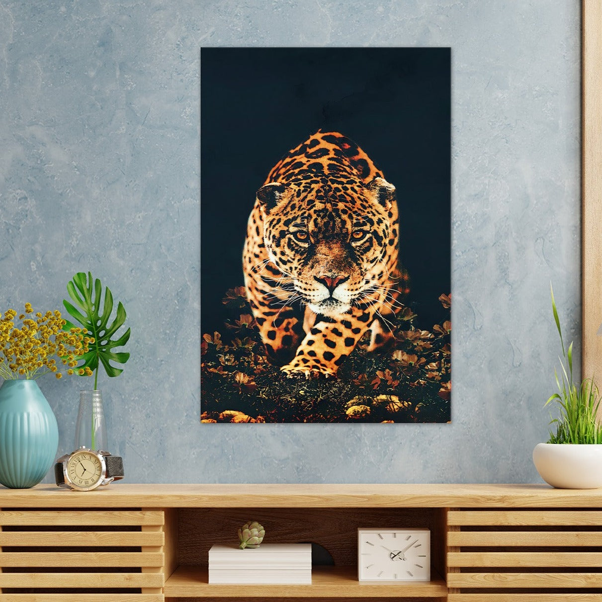 Jaguar Running Toward