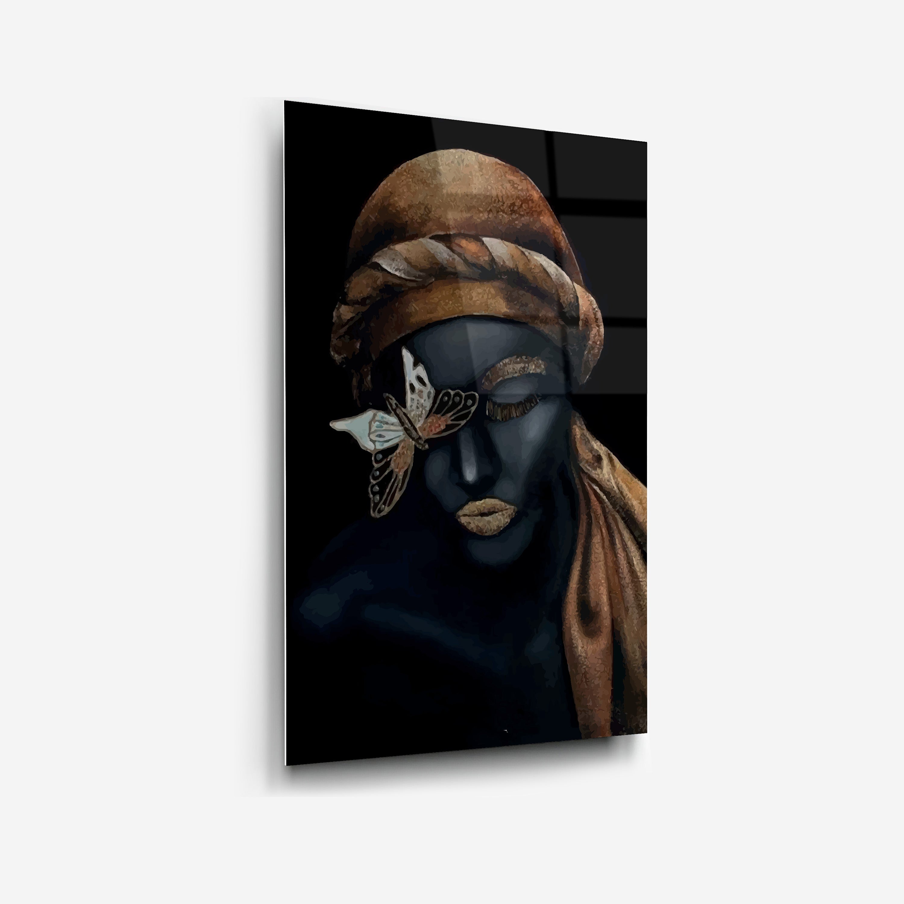 Woman With Golden Lips