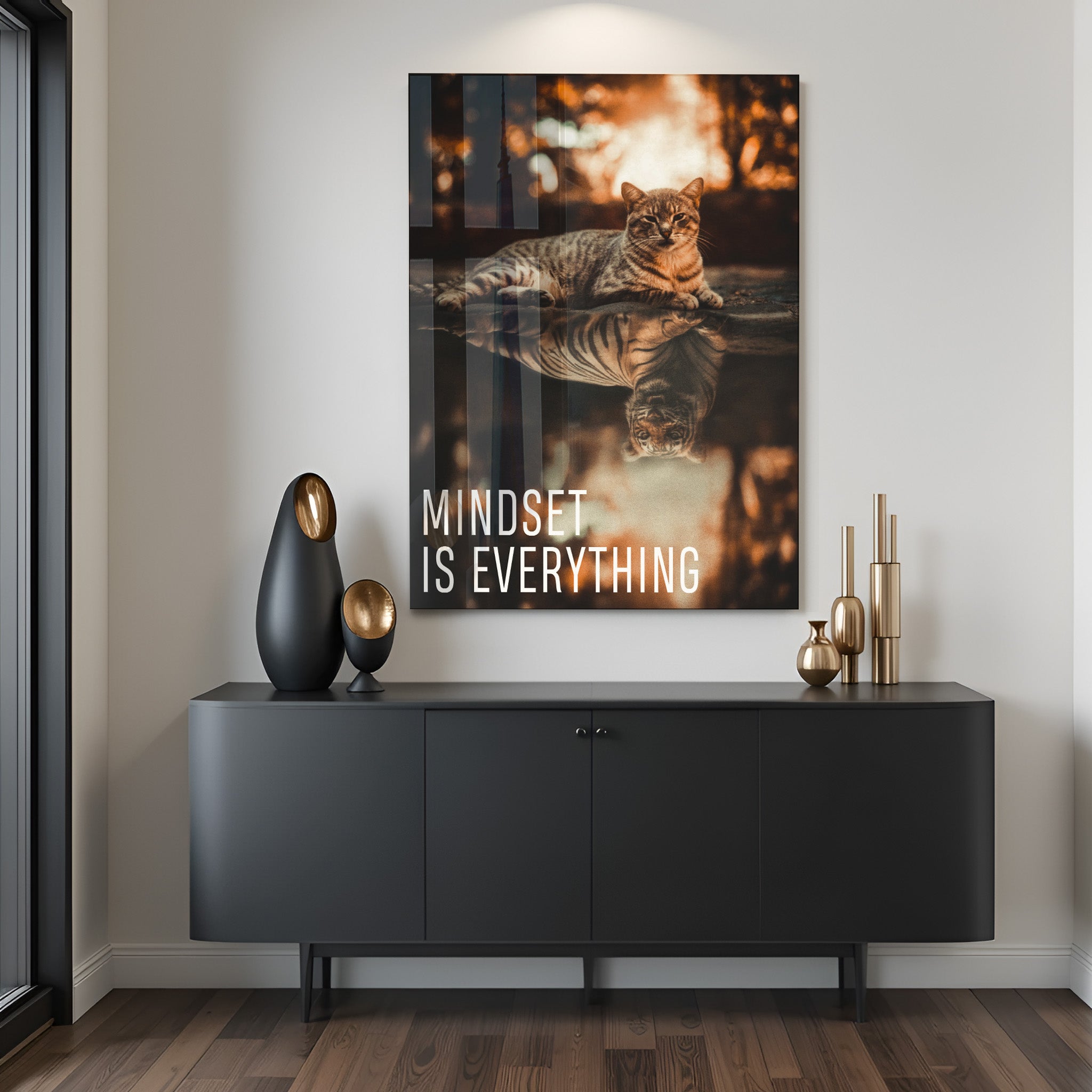 Stay Silent Let Your Action Speak- Canvas/Acrylic Glass