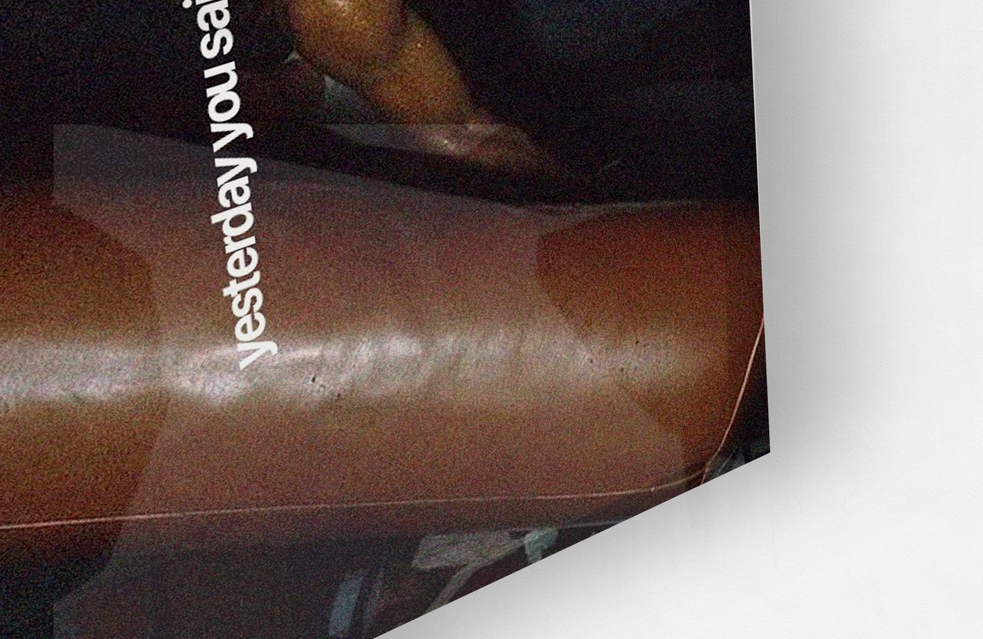 Yesterday you said tomorrow.