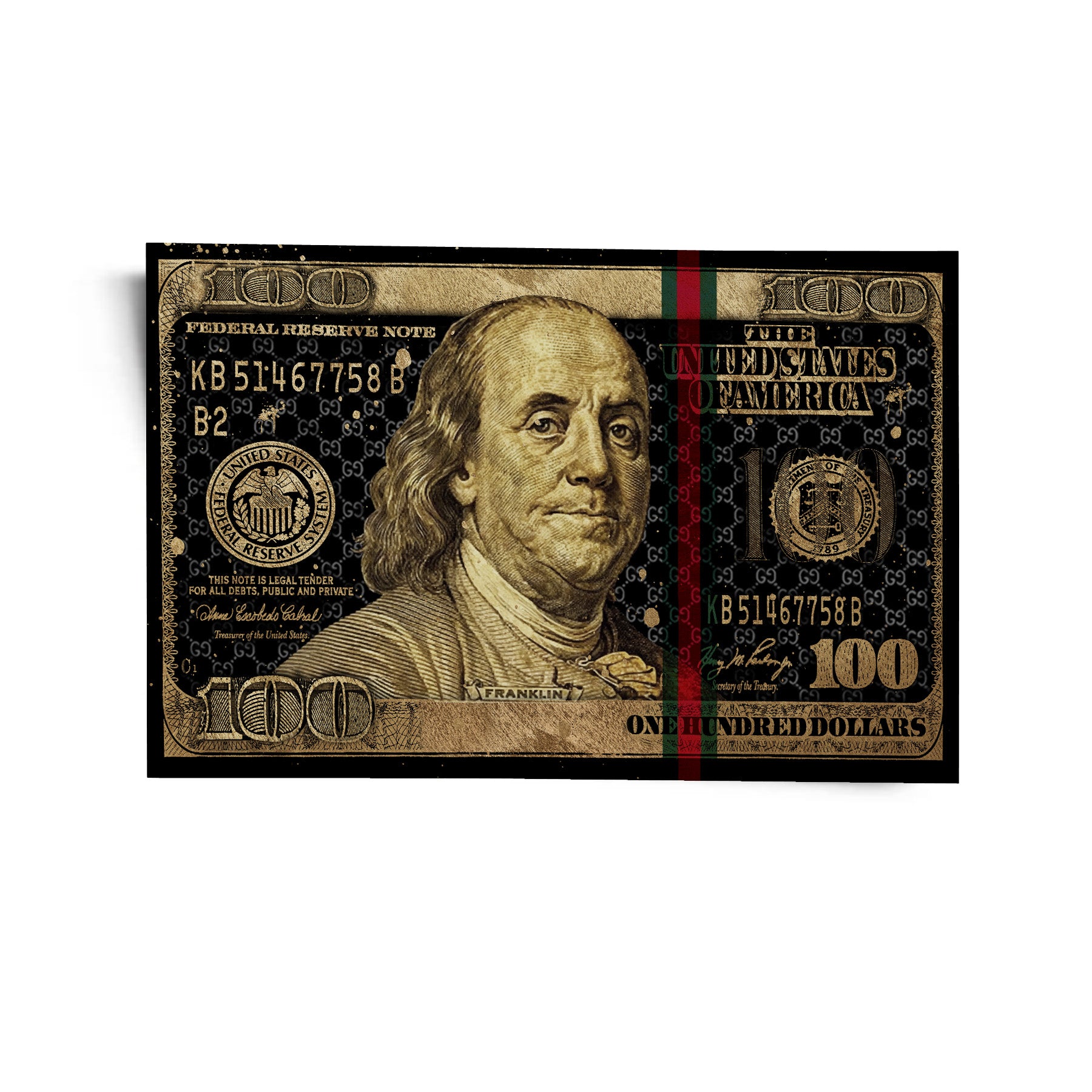 Dollar Butterfly Effect Art - Canvas/Acrylic Glass