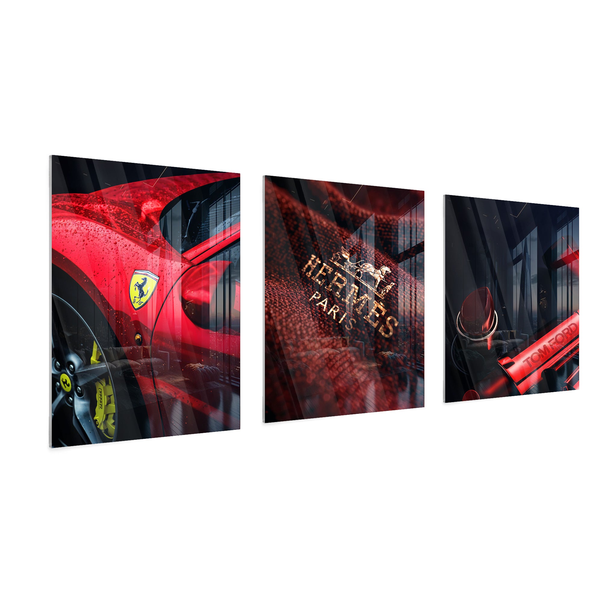 Luxury Car - Bundle - Red