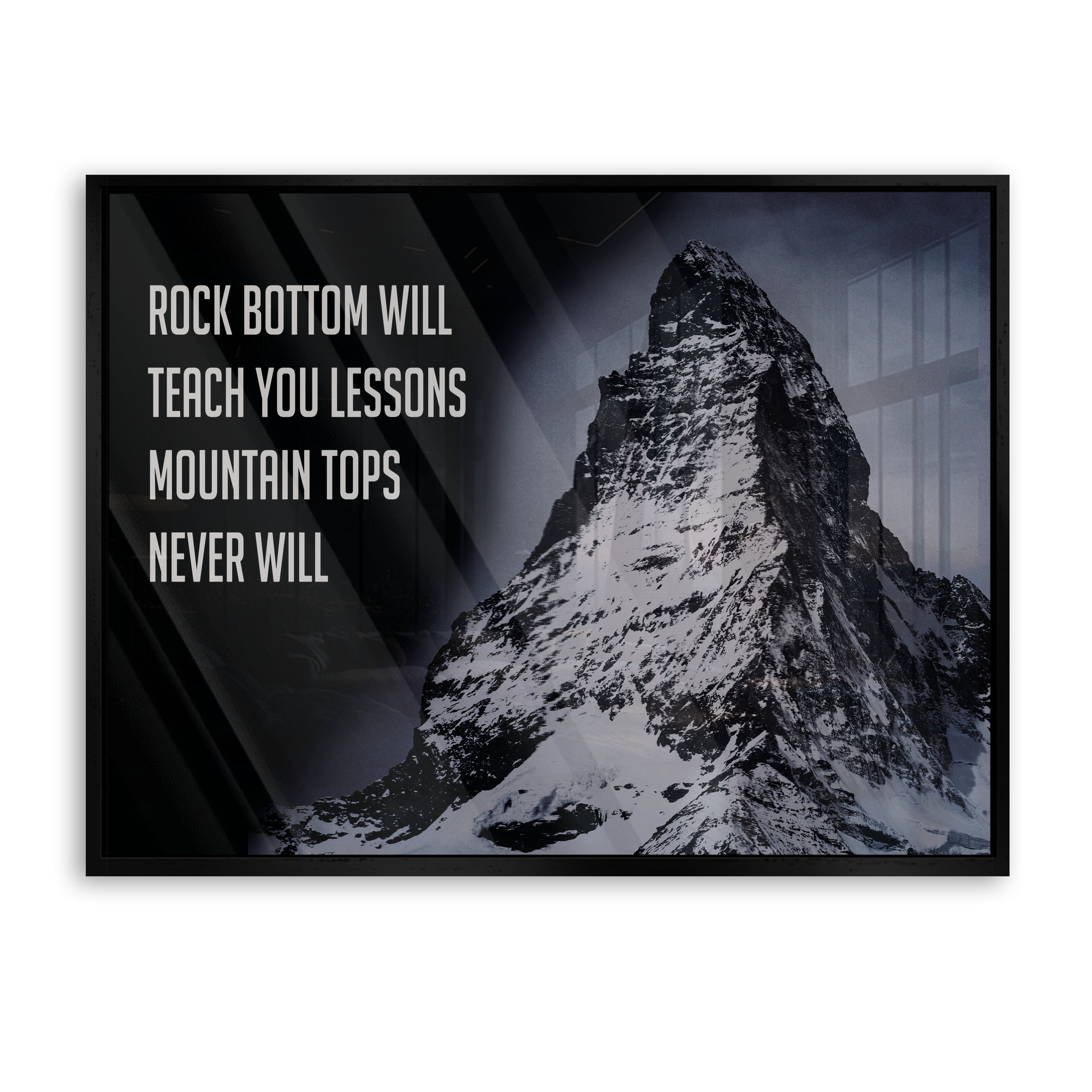 Rock Bottom Will Teach You Lesson