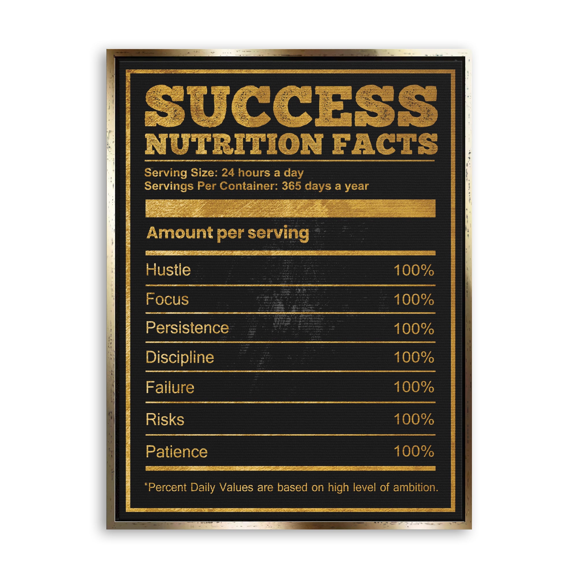 Success Nutrition Facts