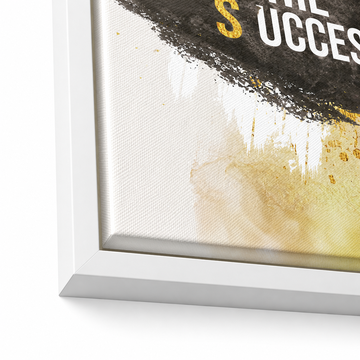 Follow One Course Until Success Weißrahmen Detail