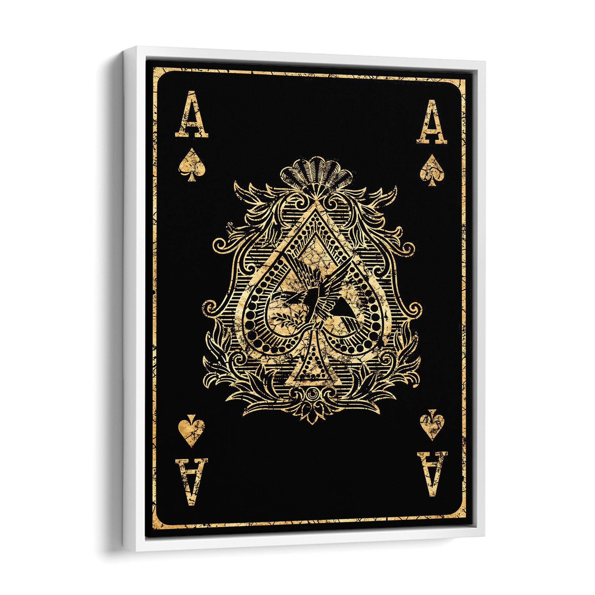 Golden Ace weißer Rahmen