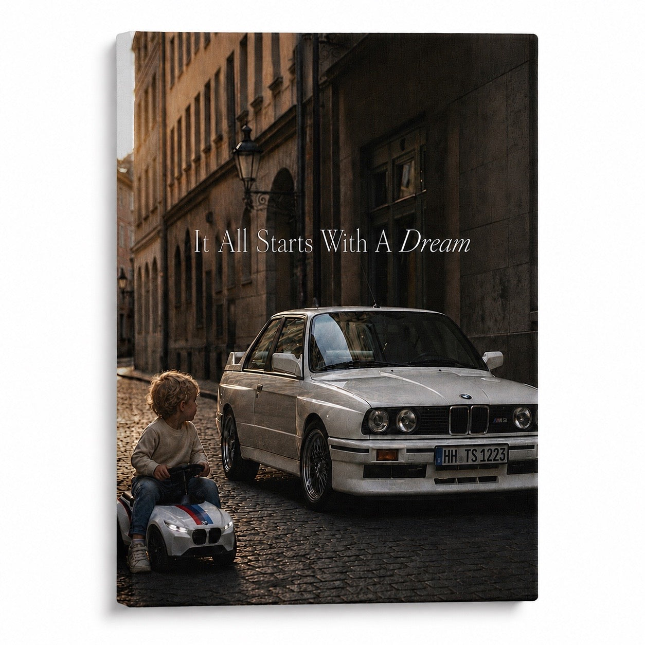 It All Starts With A Dream Leinwand ohne Rahmen