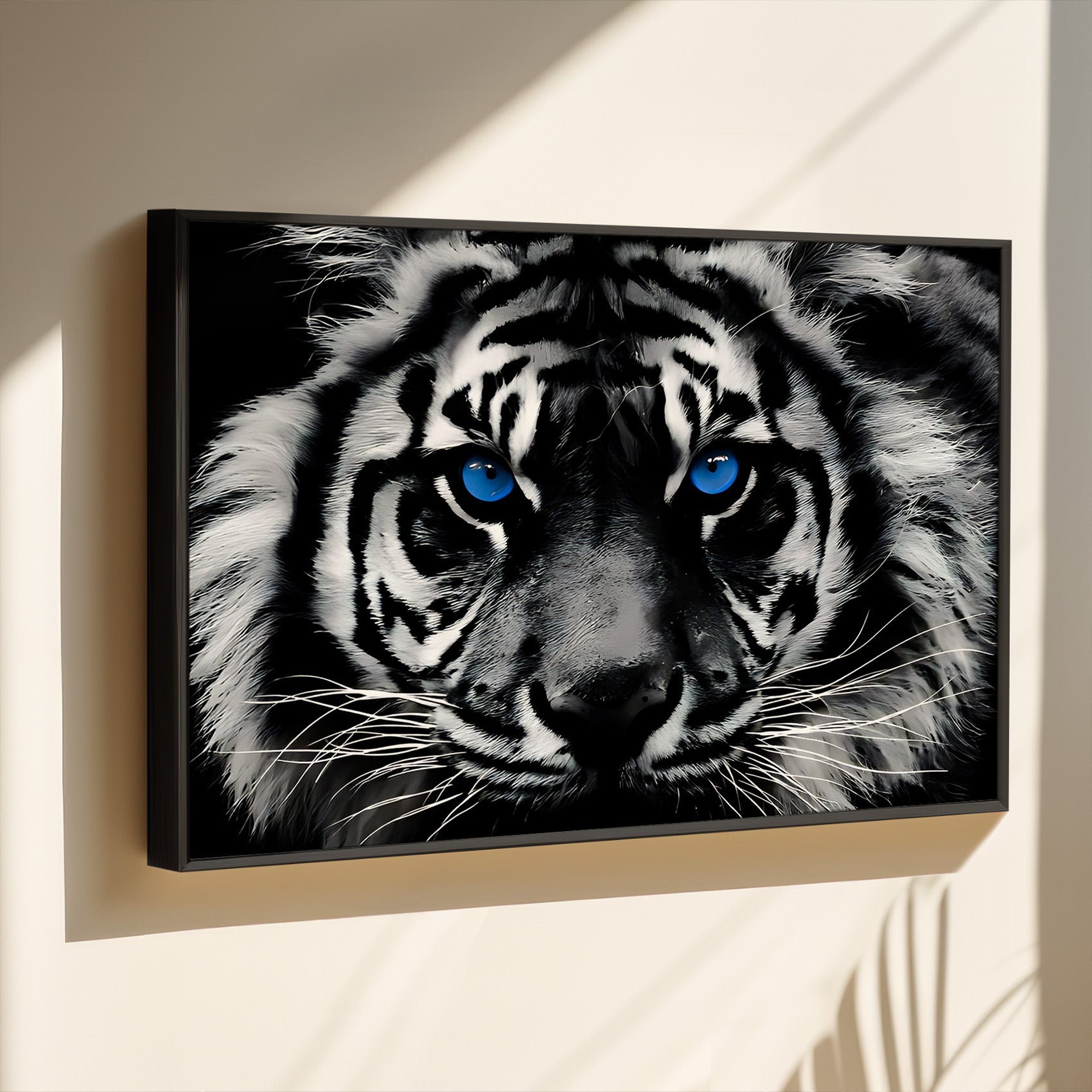 Blue Eyes Tiger Canvas