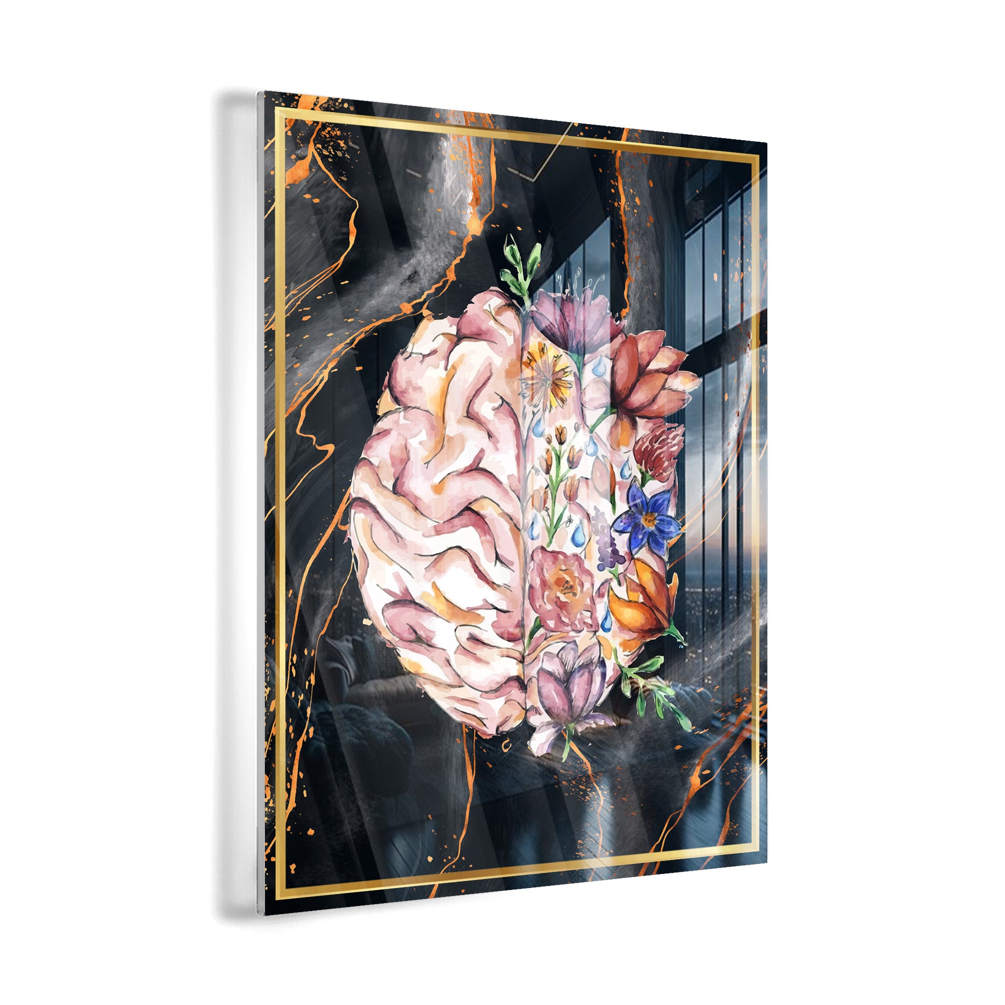 Art de l'anatomie du cerveau humain