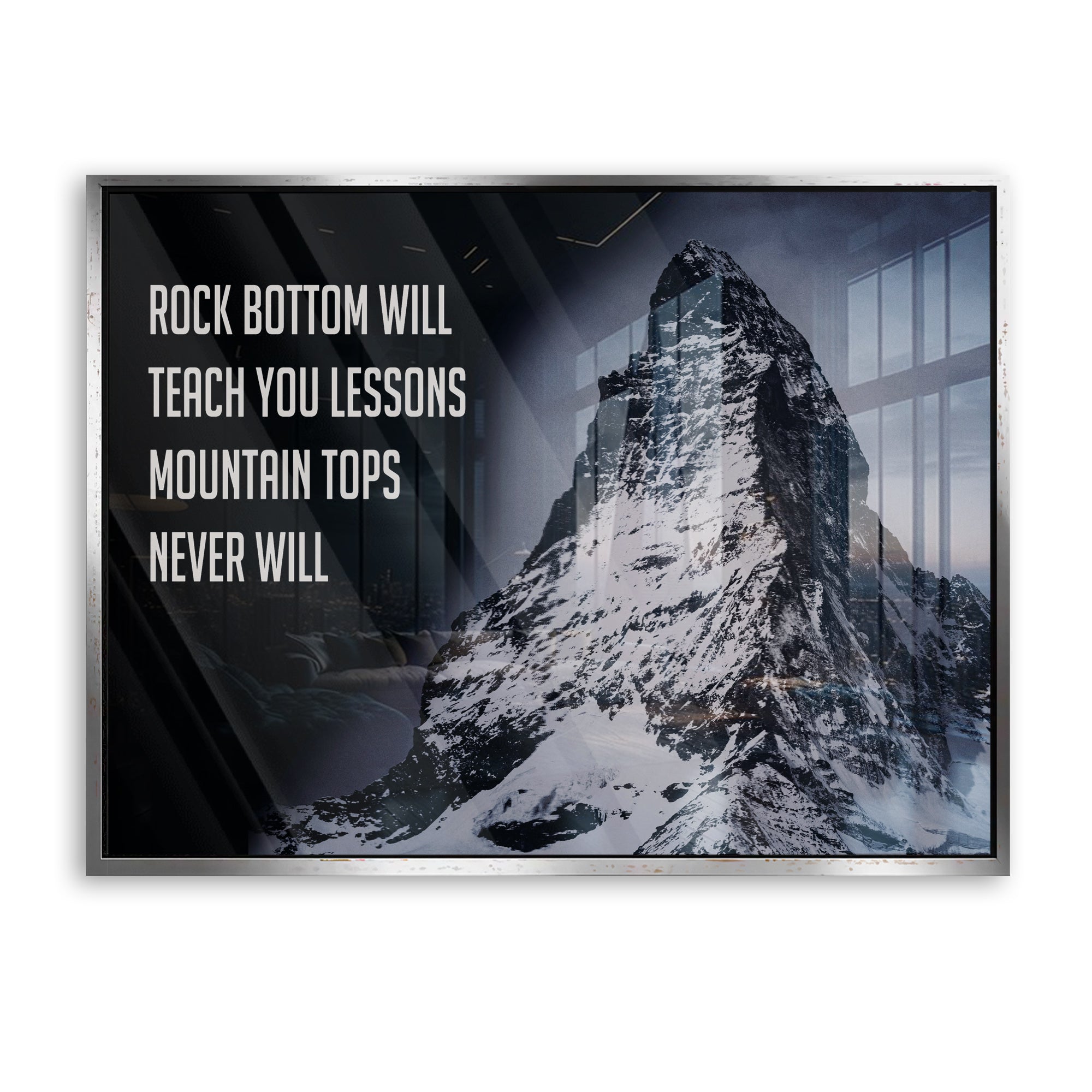 Rock Bottom Will Teach You Lesson 