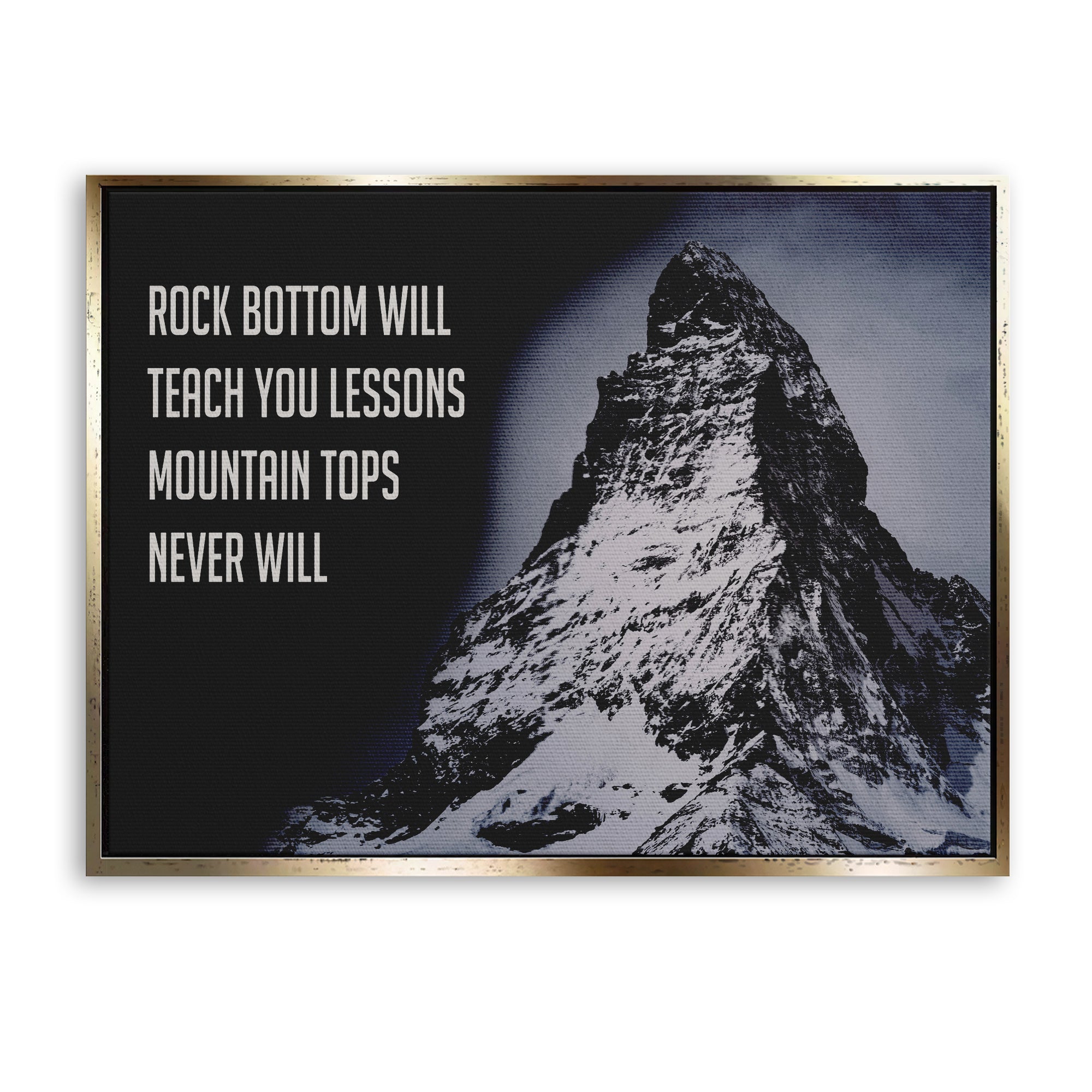 Rock Bottom Will Teach You Lesson 