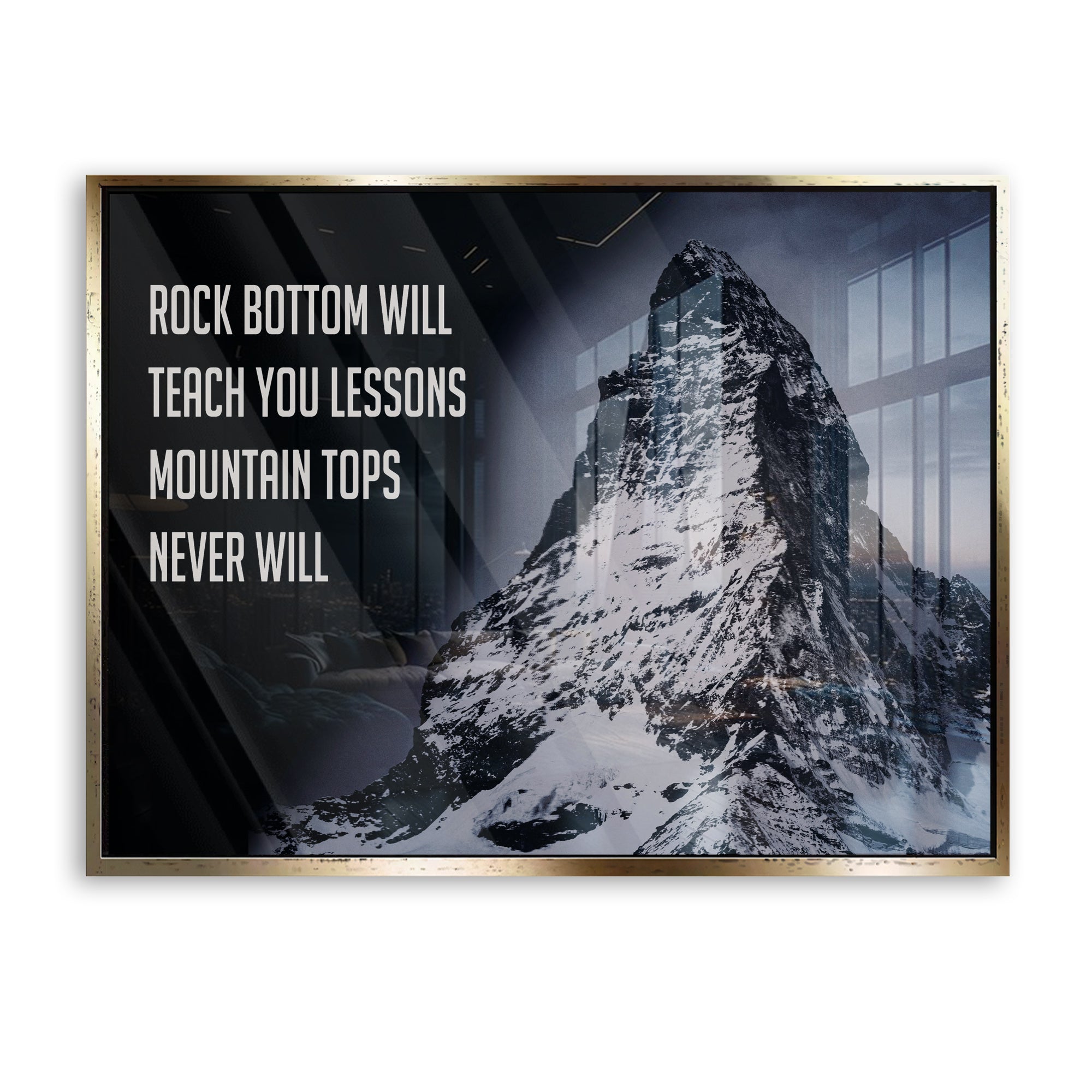 Rock Bottom Will Teach You Lesson 