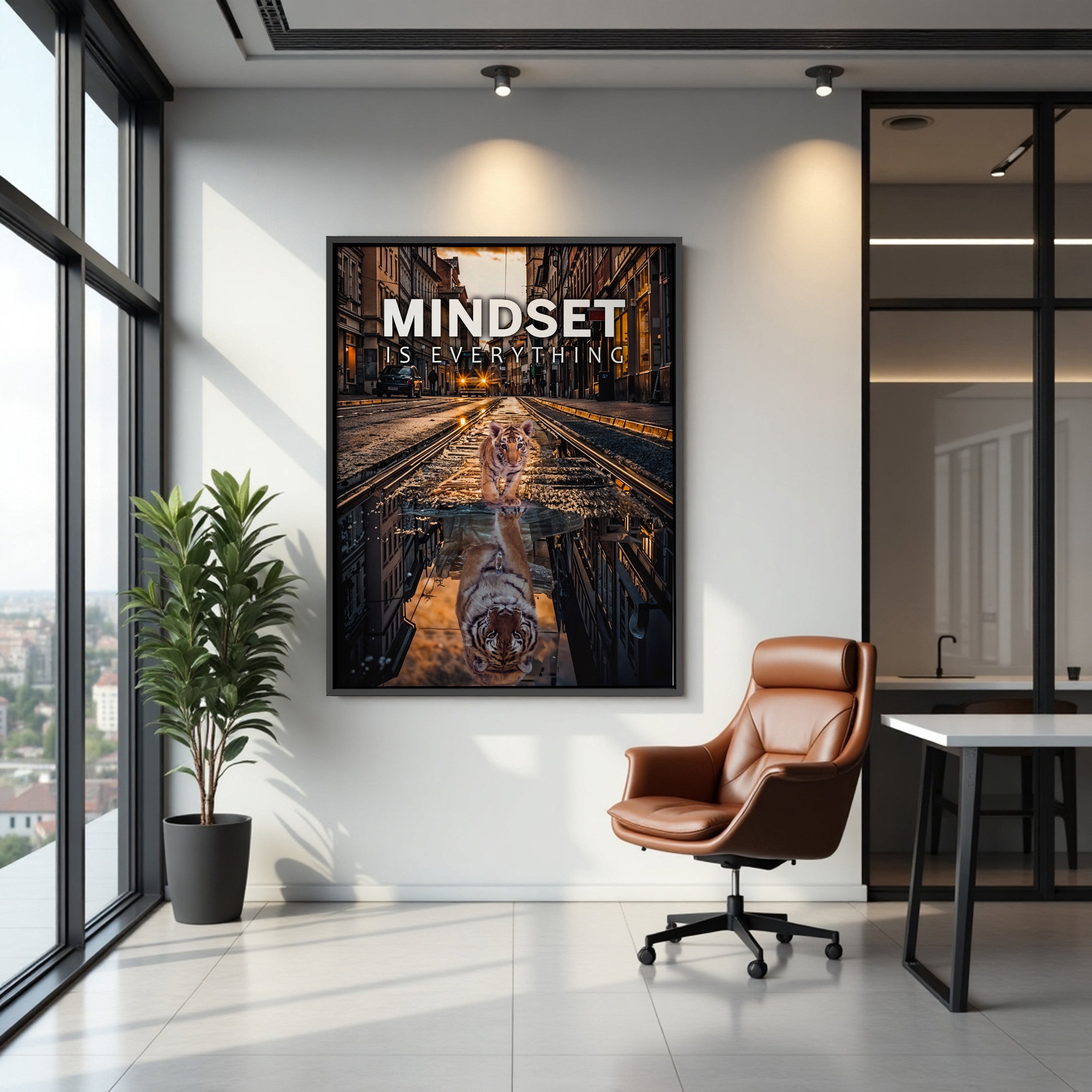 Stay Silent Let Your Action Speak- Canvas/Acrylic Glass 