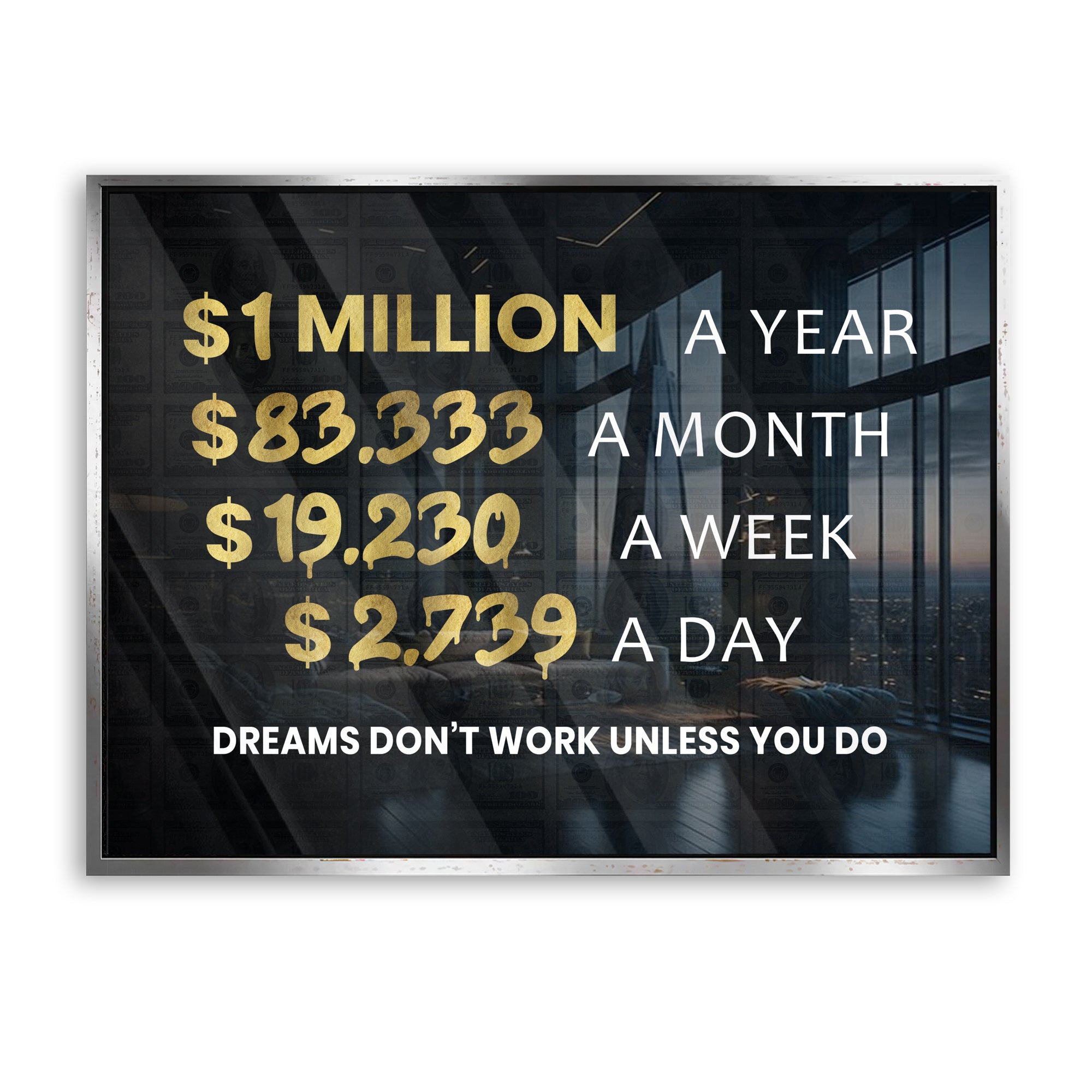 Dreams don't work unless you do 