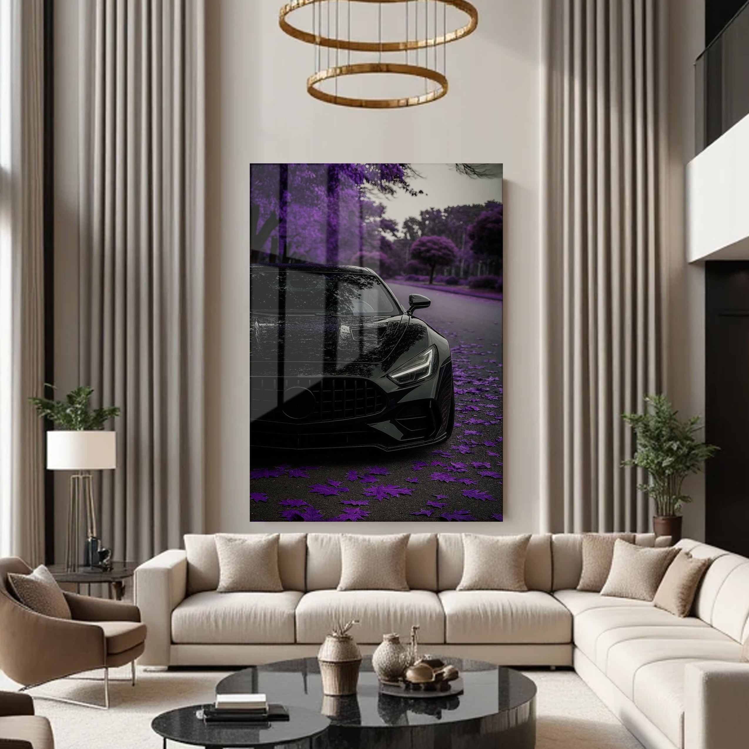 Puissance et violet 