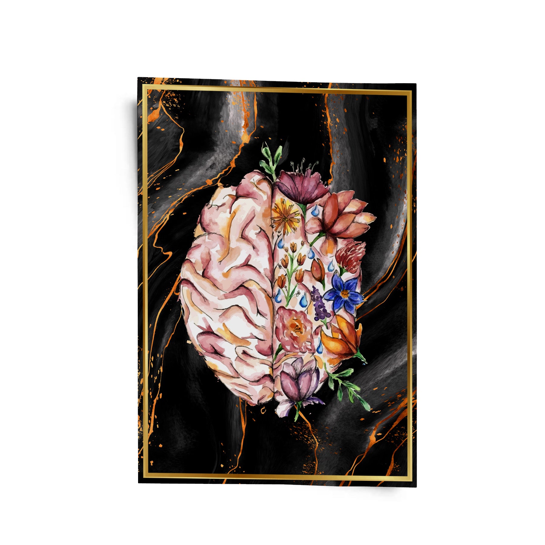 Human Brain Anatomy Art