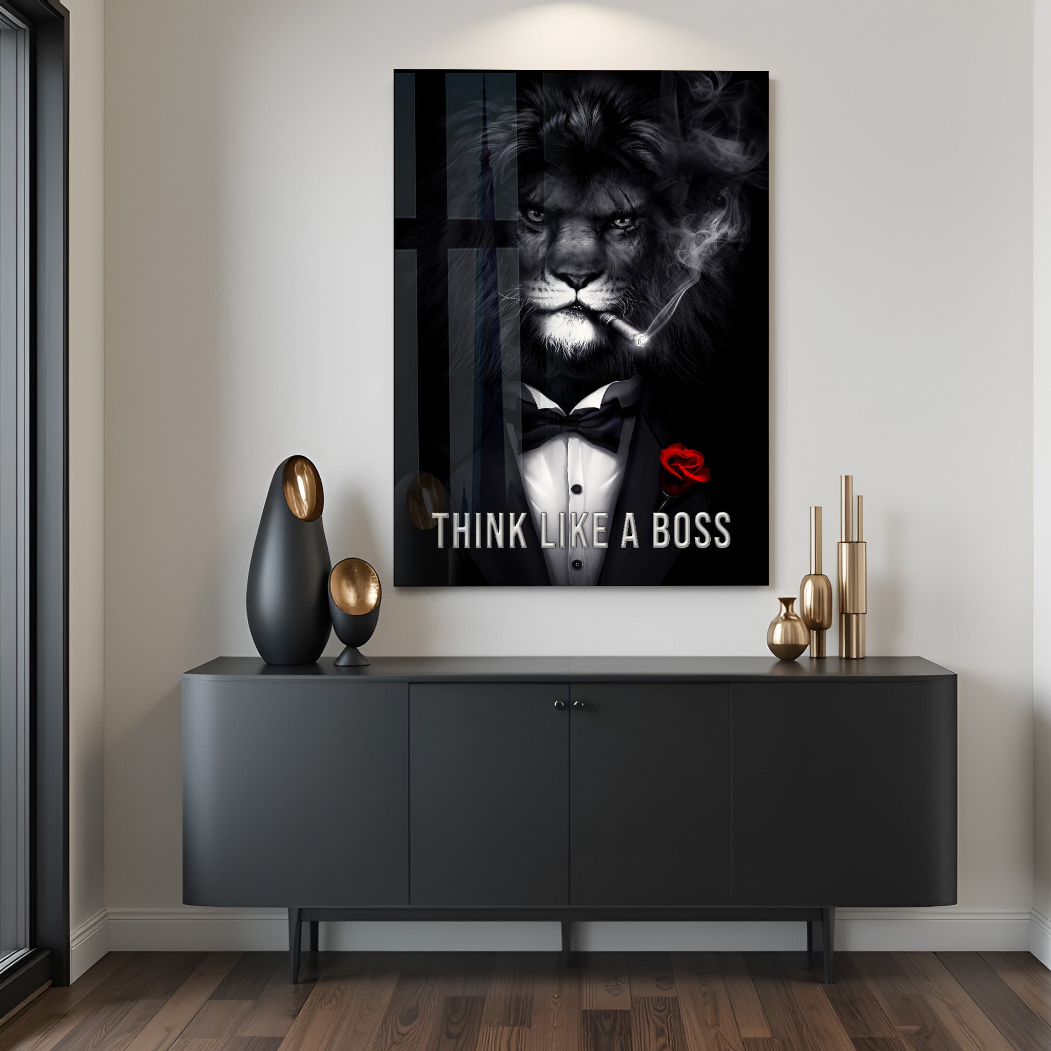 Stay Silent Let Your Action Speak- Canvas/Acrylic Glass 