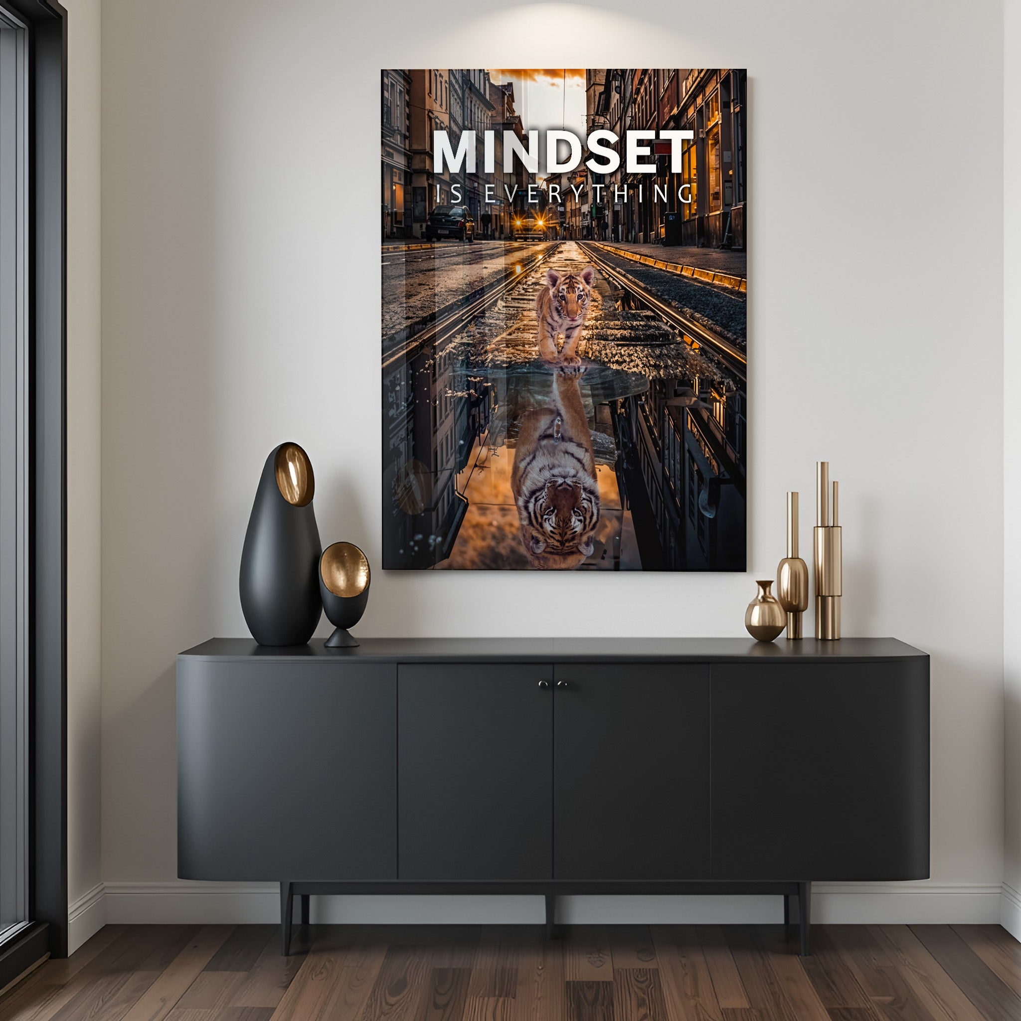 Stay Silent Let Your Action Speak- Canvas/Acrylic Glass 
