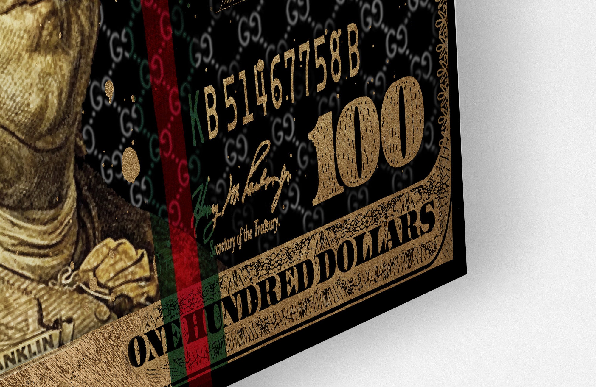 Dollar Butterfly Effect Art - Canvas/Acrylic Glass 
