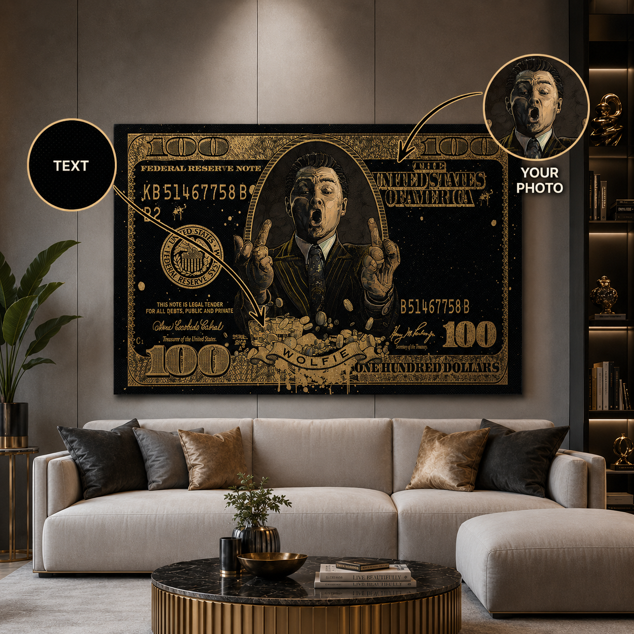 Dein eigenes Foto - One Hundred Dollar