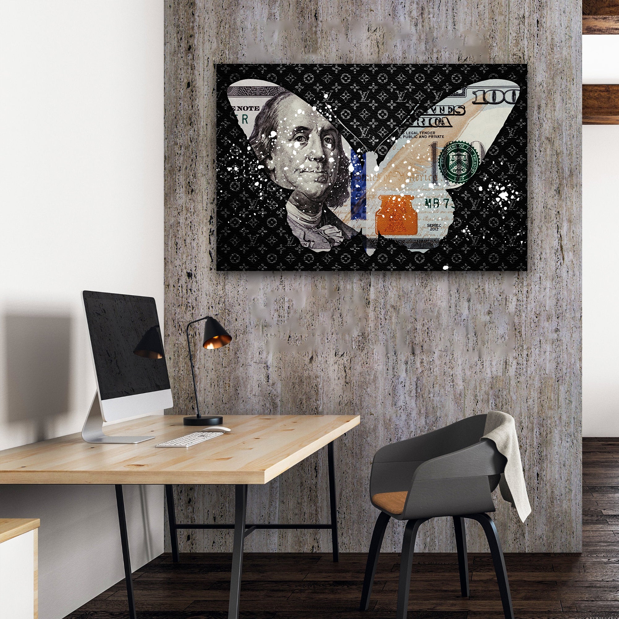 Dollar Butterfly Effect Art 