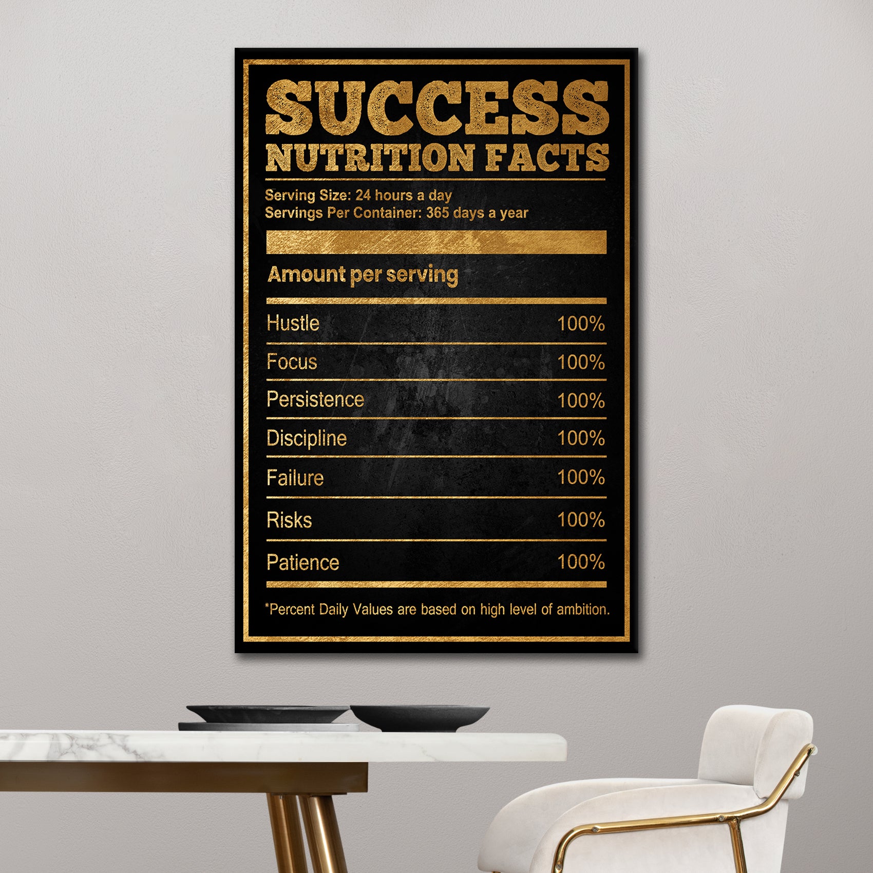 Success Nutrition Facts