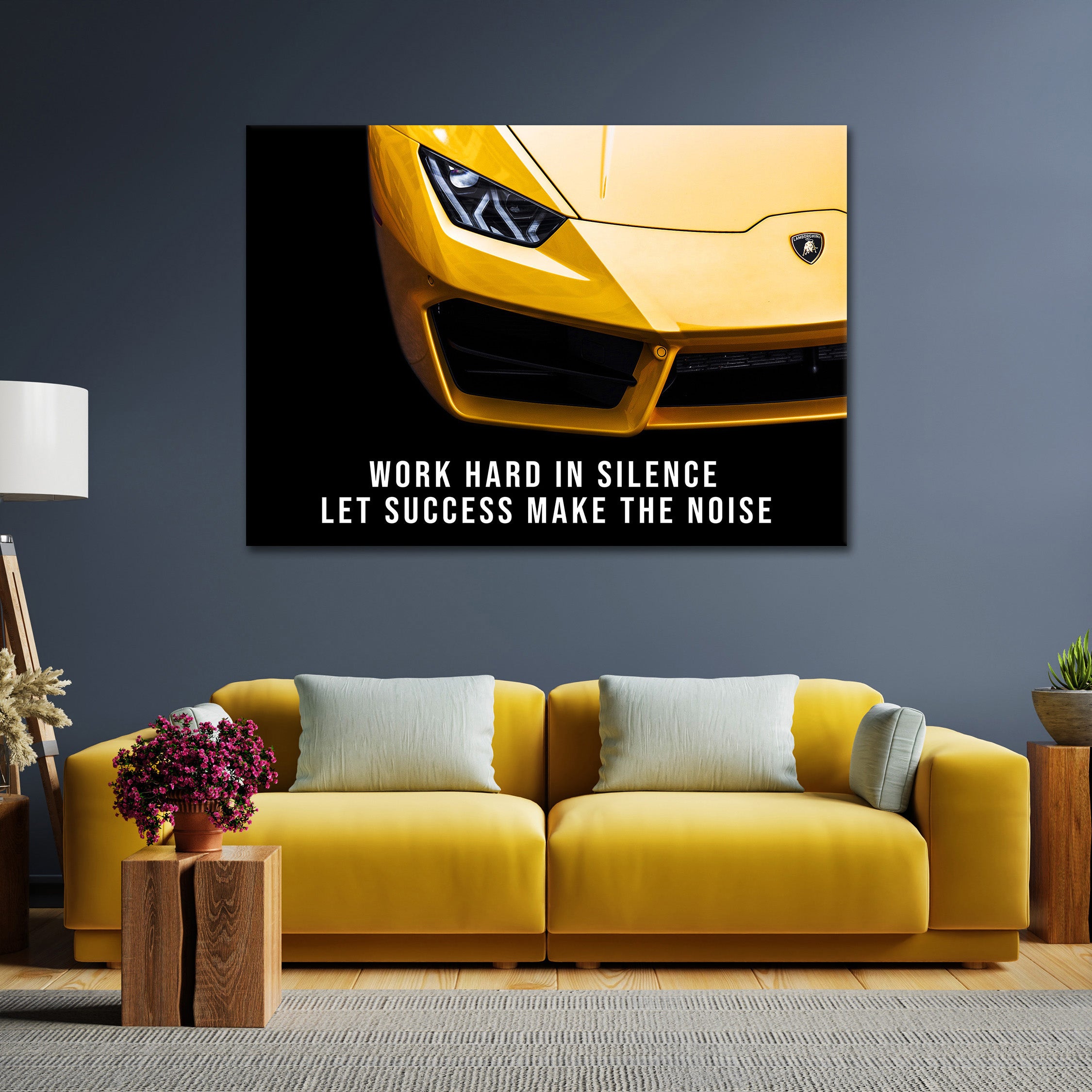 Work hard in silence 
