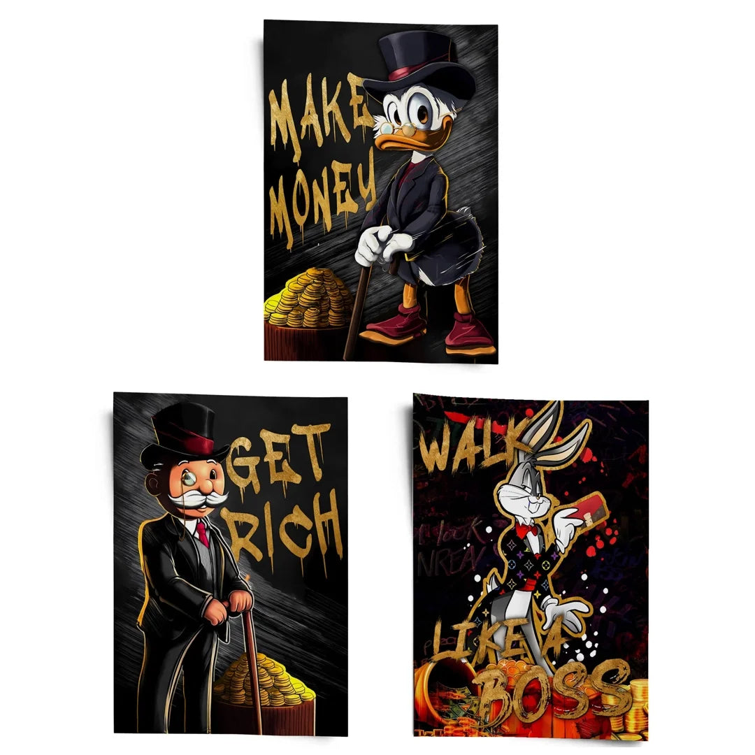 Make Money, Get Rich &amp; Walk like a Boss - Bundle