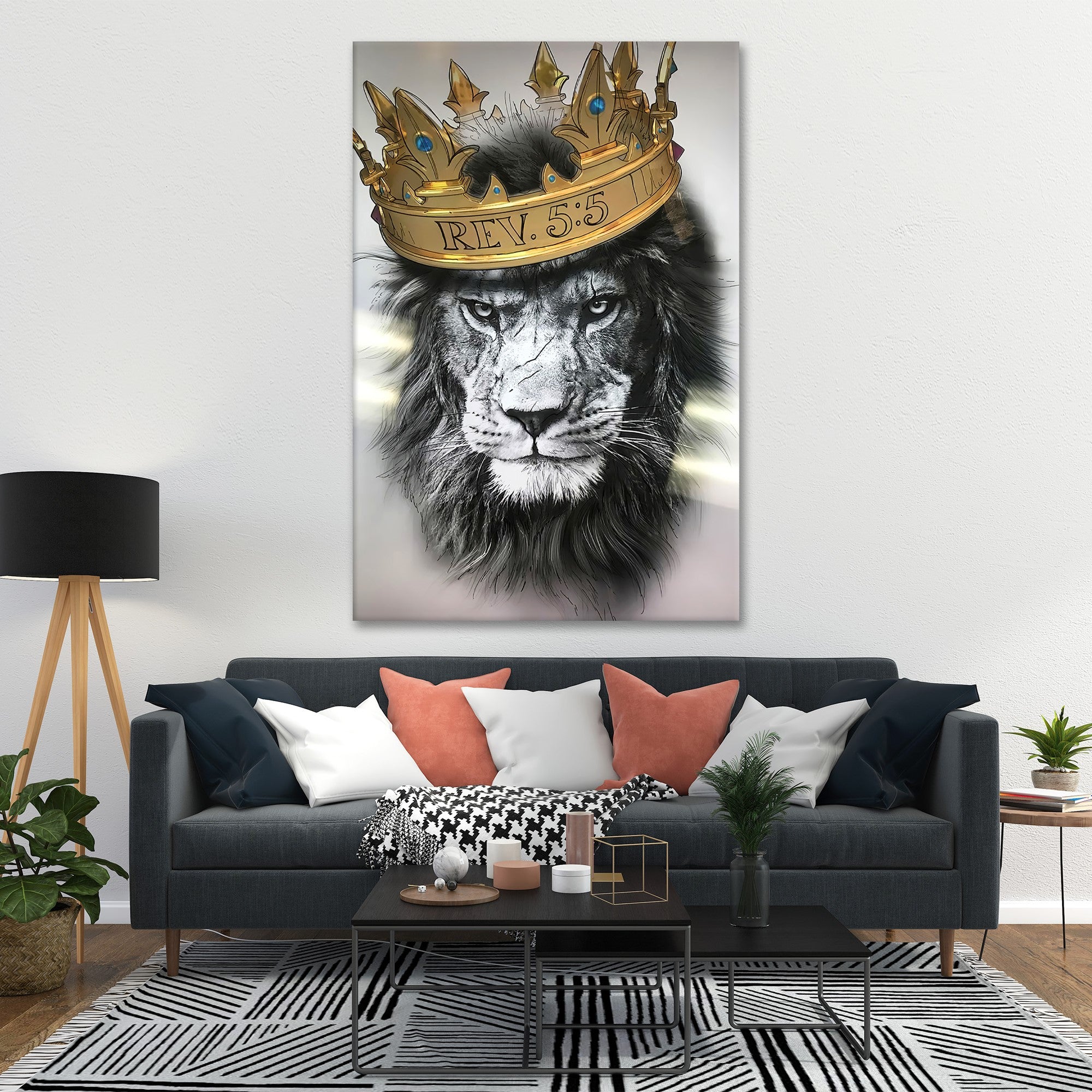 Lion with crown
