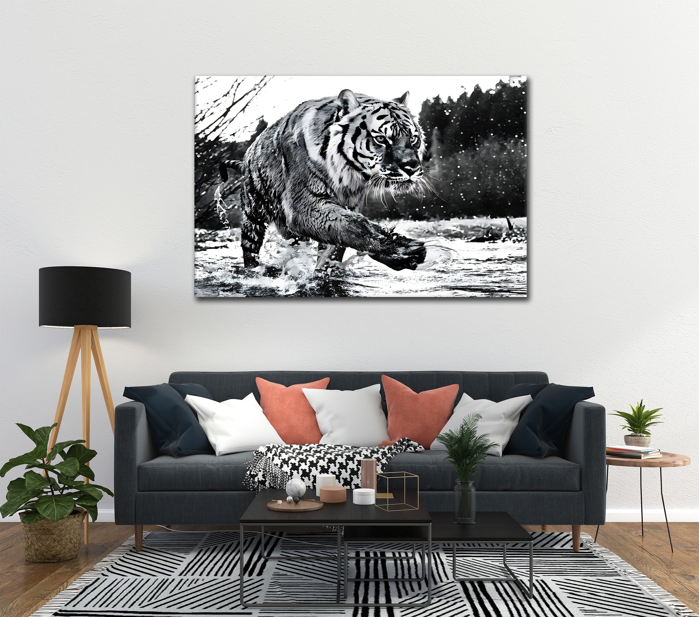 Black and White Tiger 