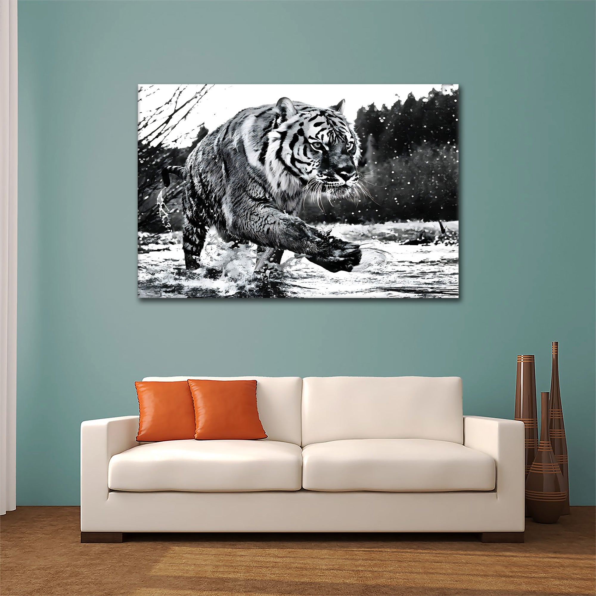 Black and White Tiger 