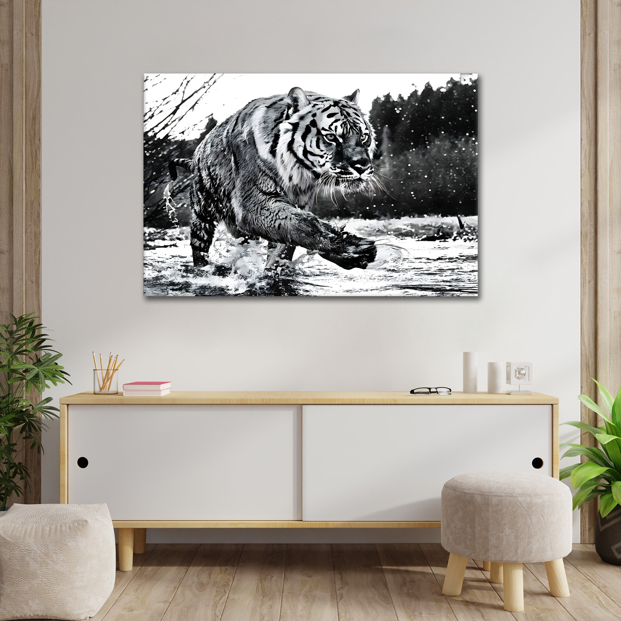 Black and White Tiger 
