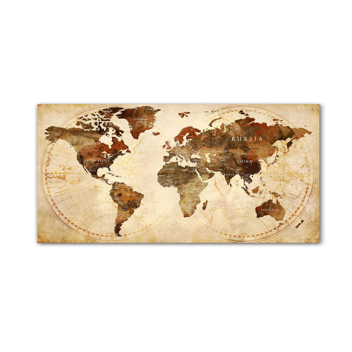 Vintage World Map