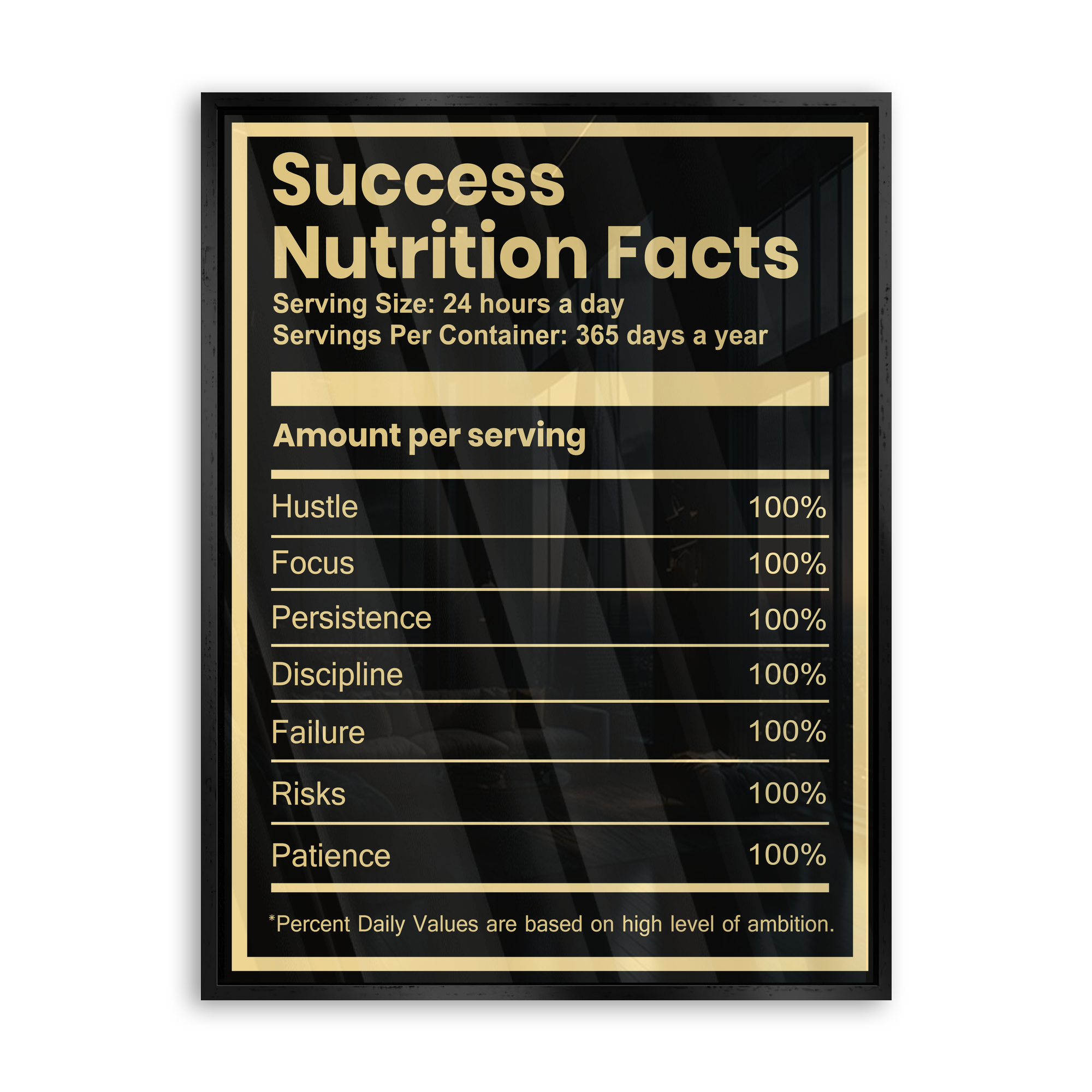 Success Nutrition Facts 