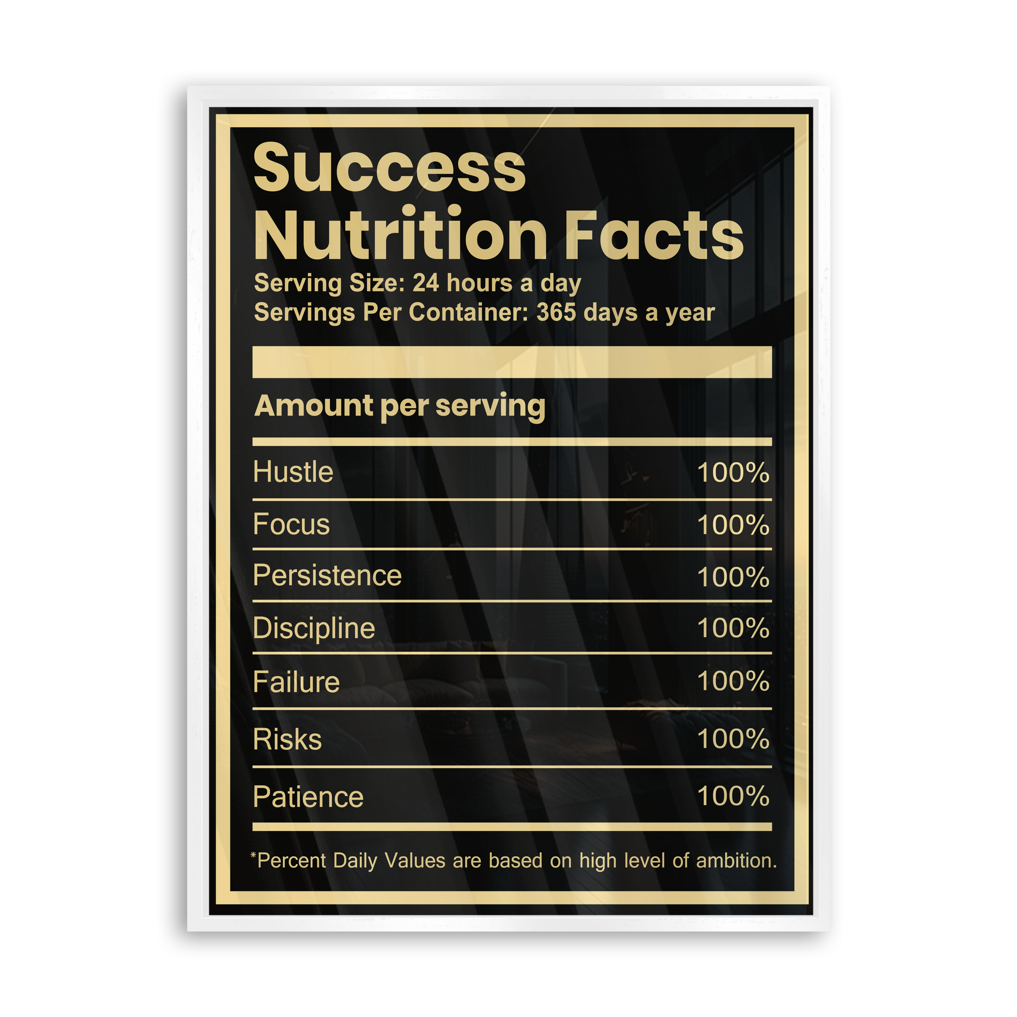 Success Nutrition Facts 