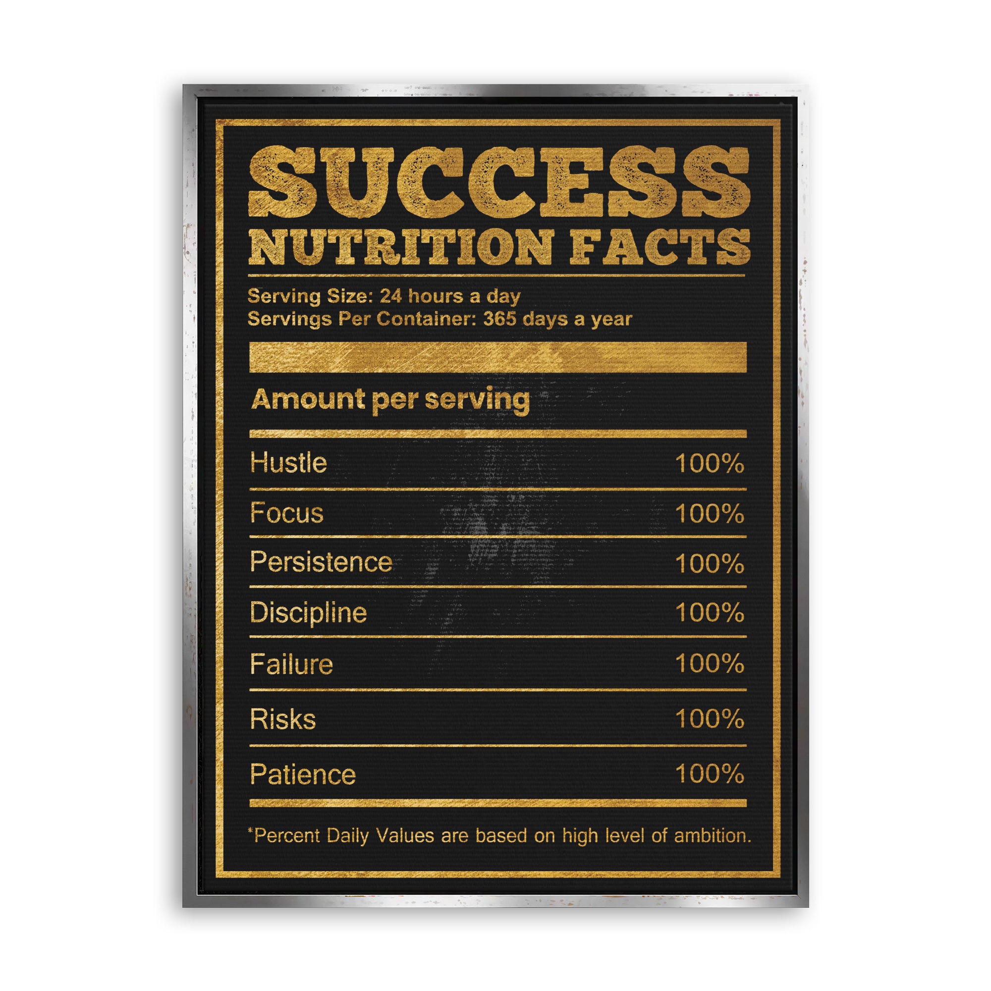 Success Nutrition Facts 