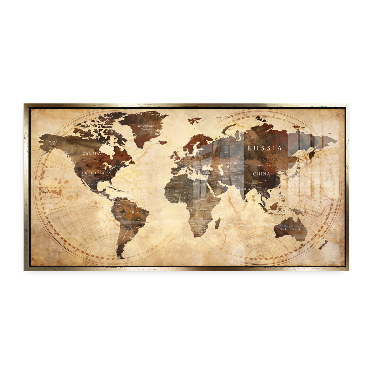 Vintage World Map