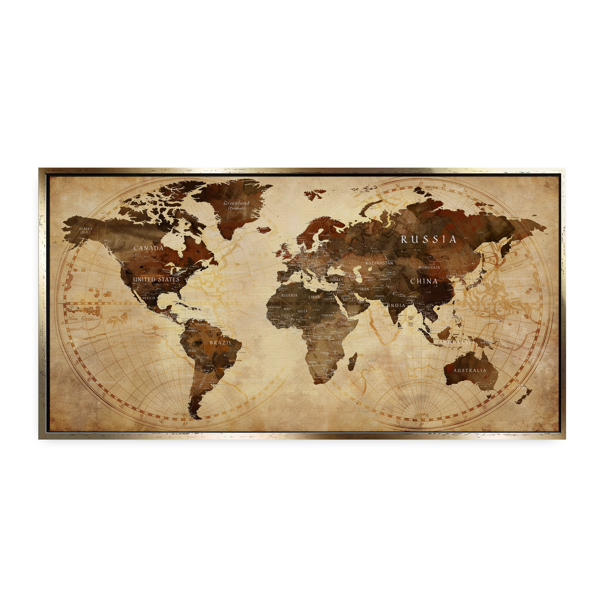Vintage World Map