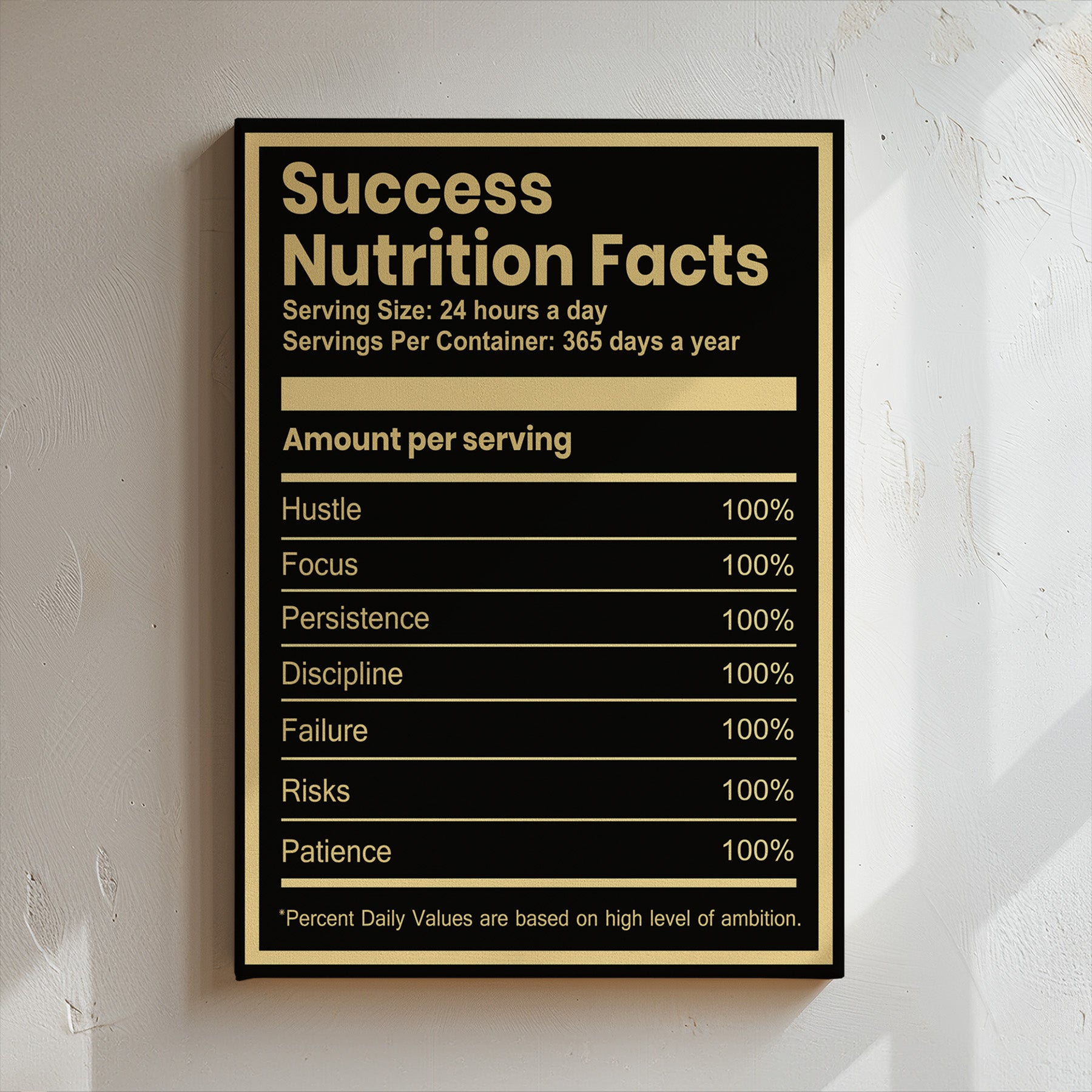 Success Nutrition Facts 