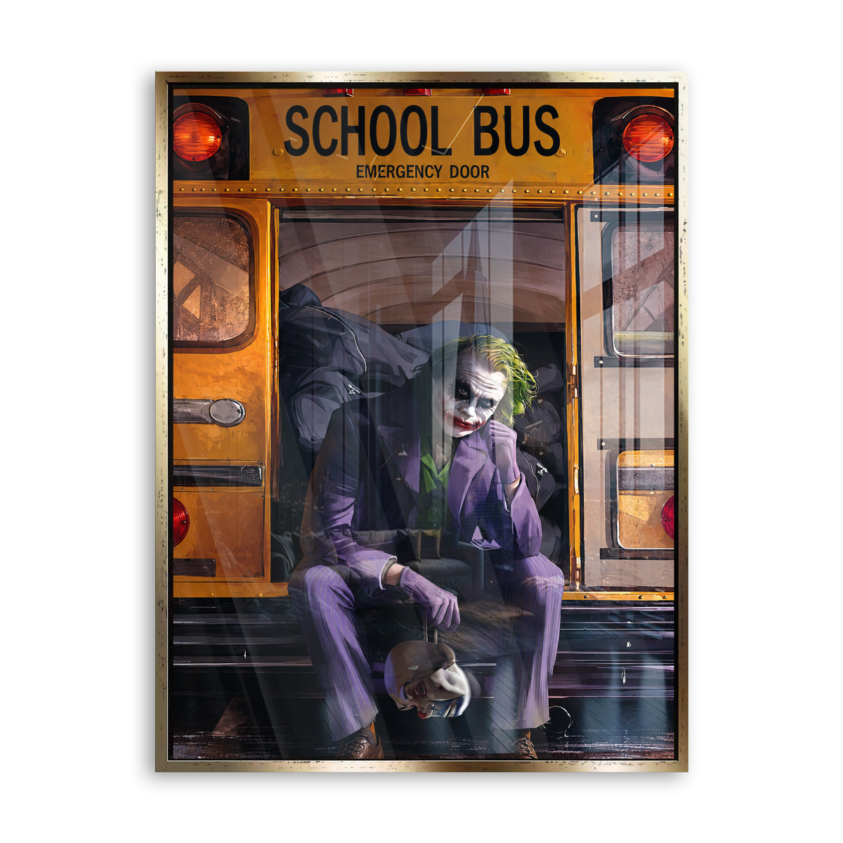 After School Chaos - Acrylglas Gold