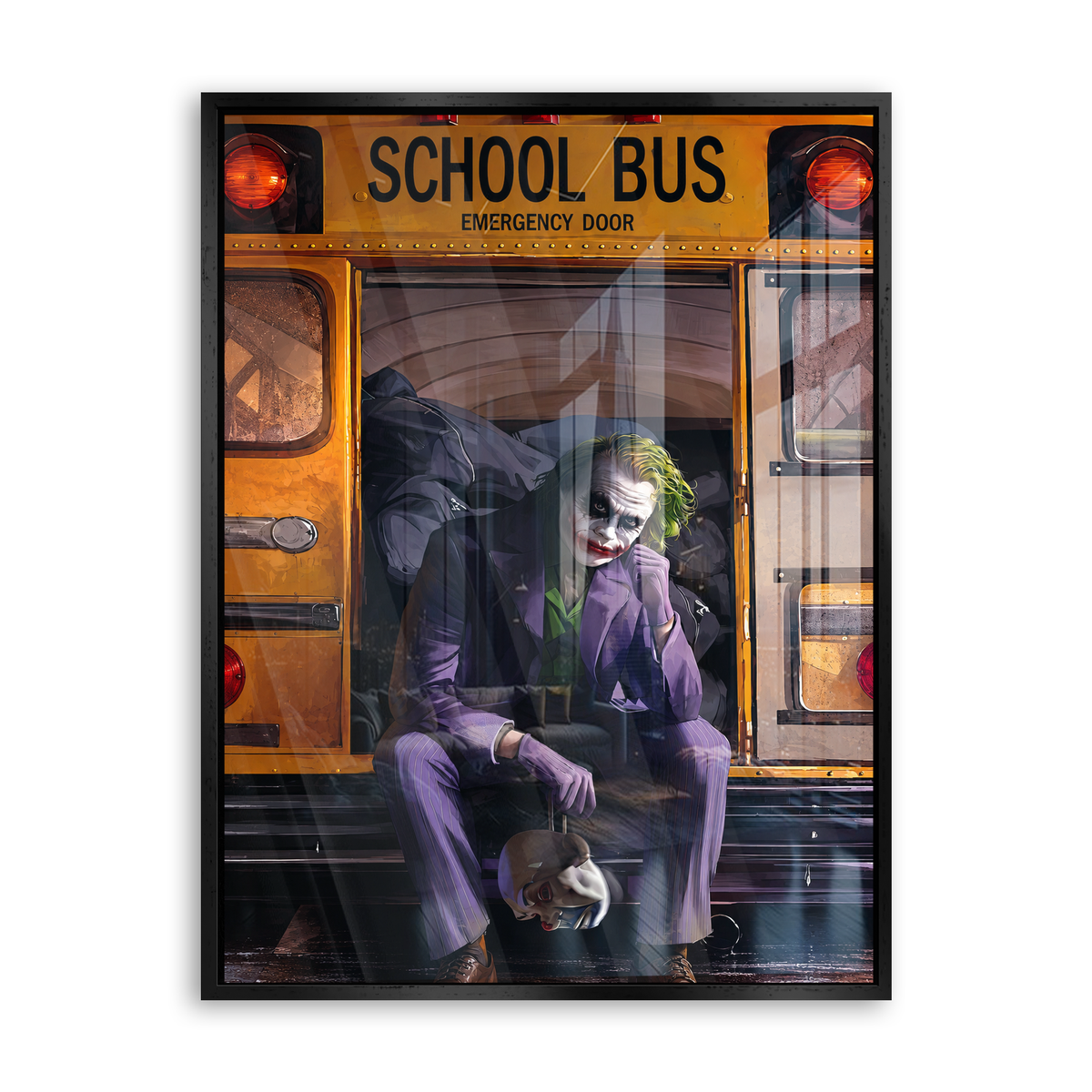 After School Chaos - Acrylglas Schwarz
