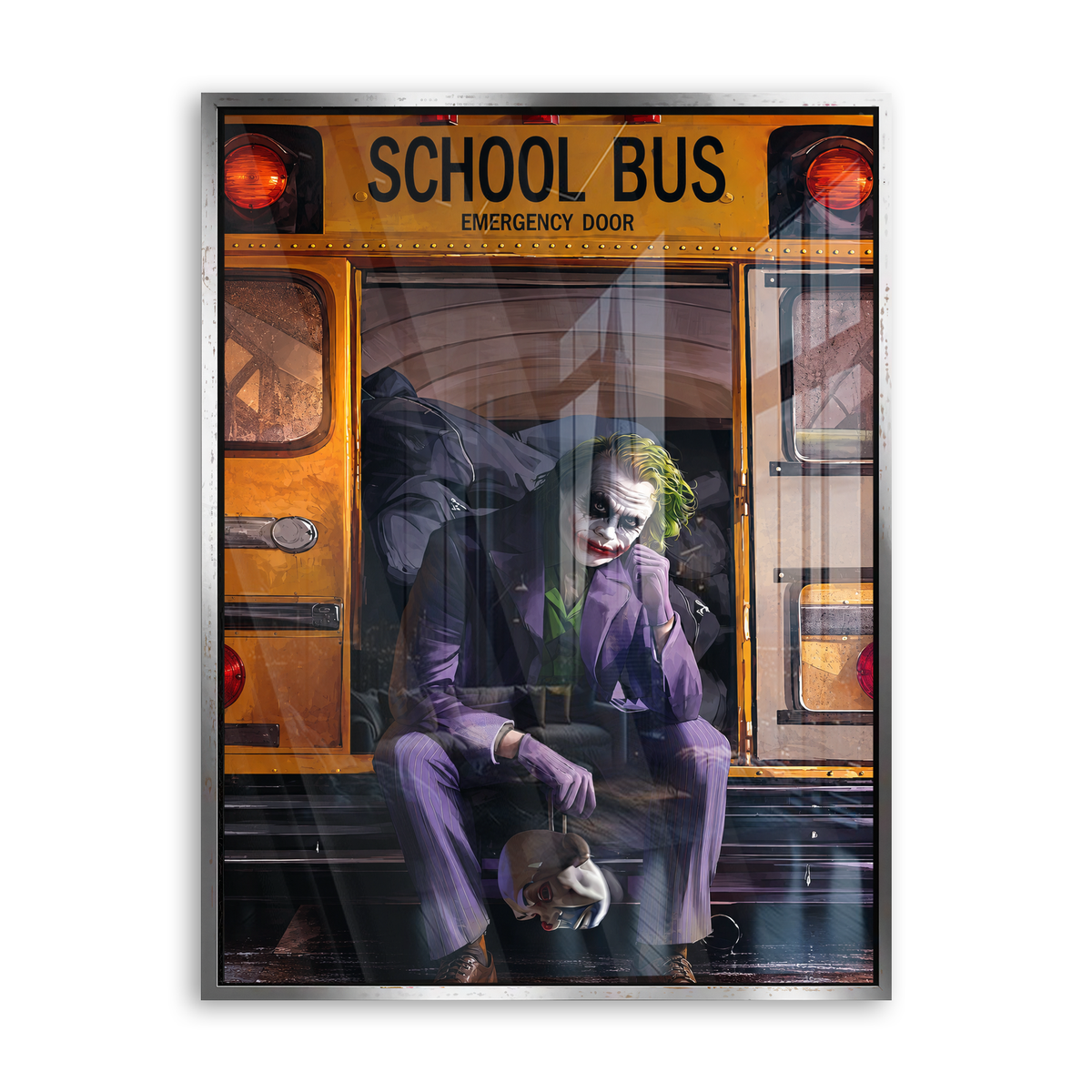 After School Chaos - Acrylglas Silber