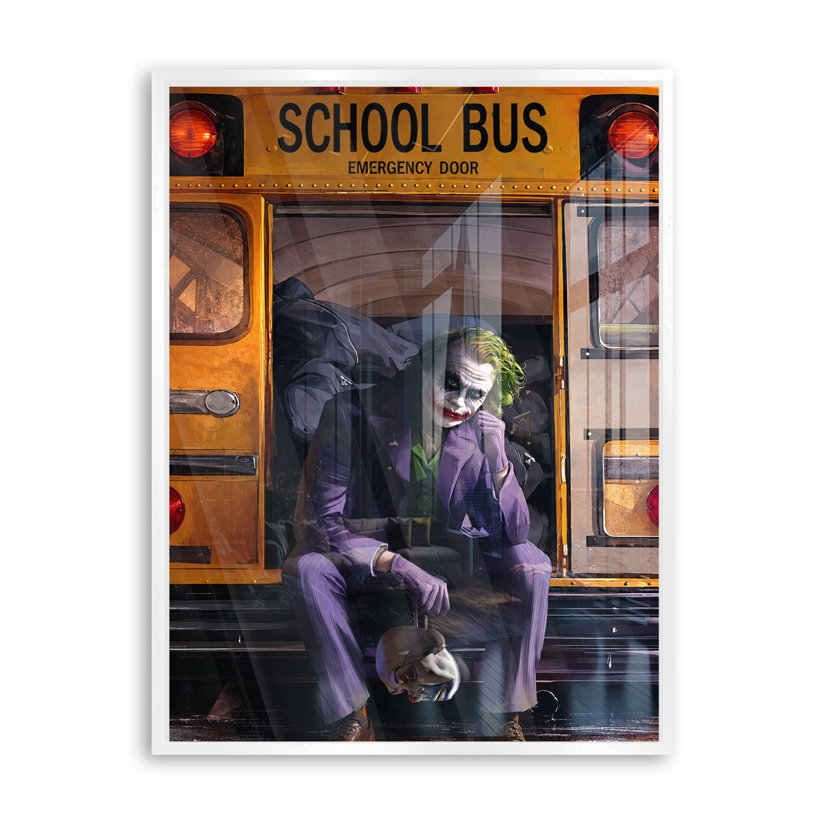 After School Chaos - Acrylglas Weiß