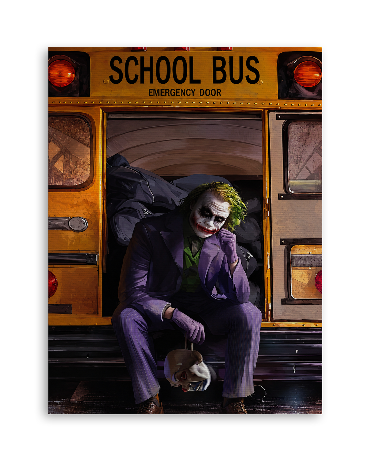 After School Chaos - Leinwand Ohne Rahmen