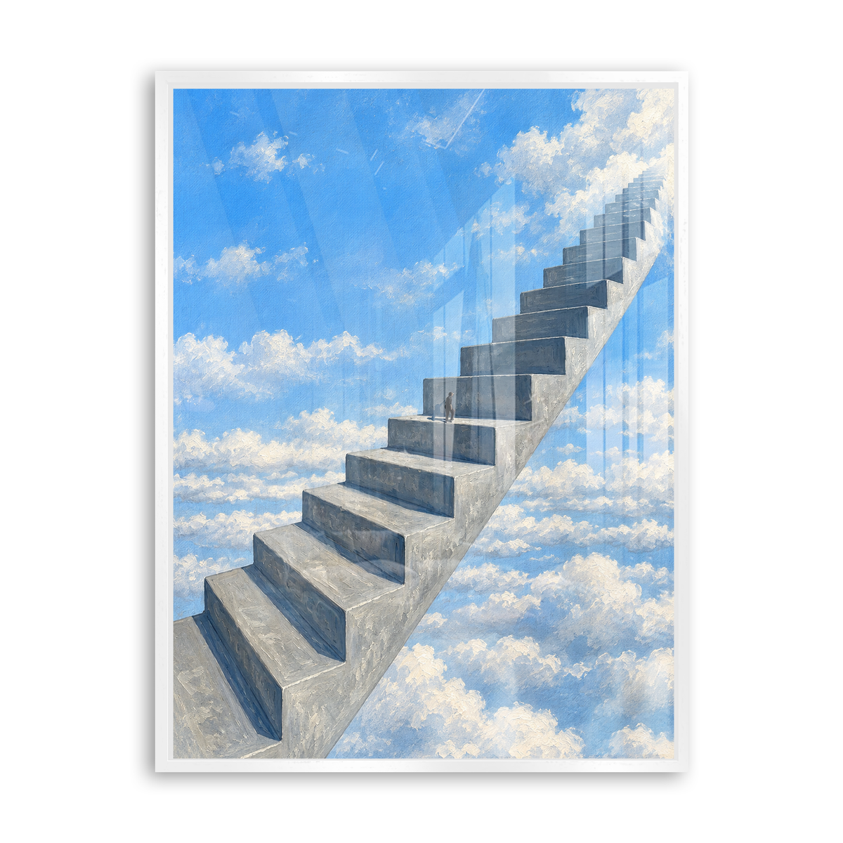 Beyond the Sky - Acrylglas Weiß