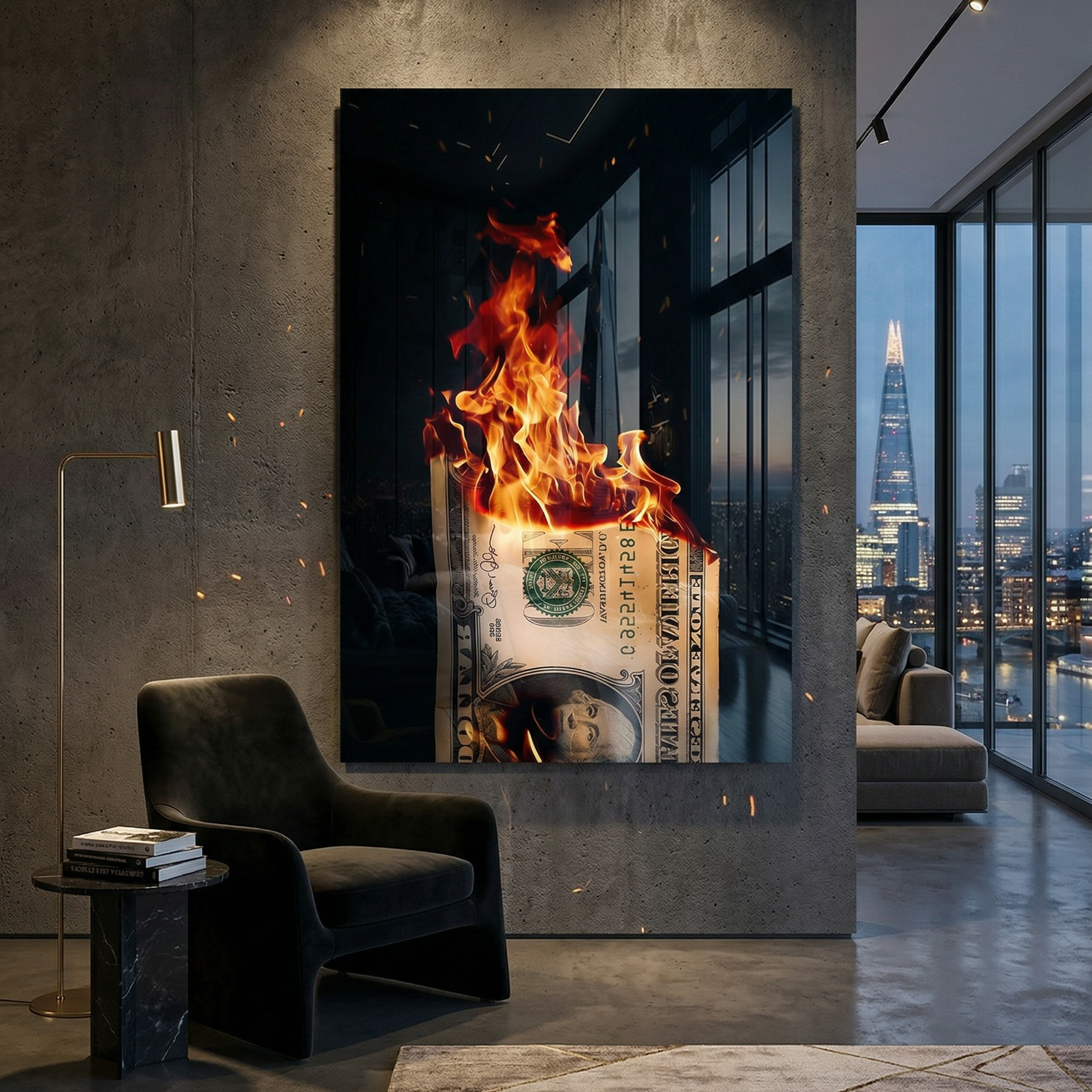Burning Dollar