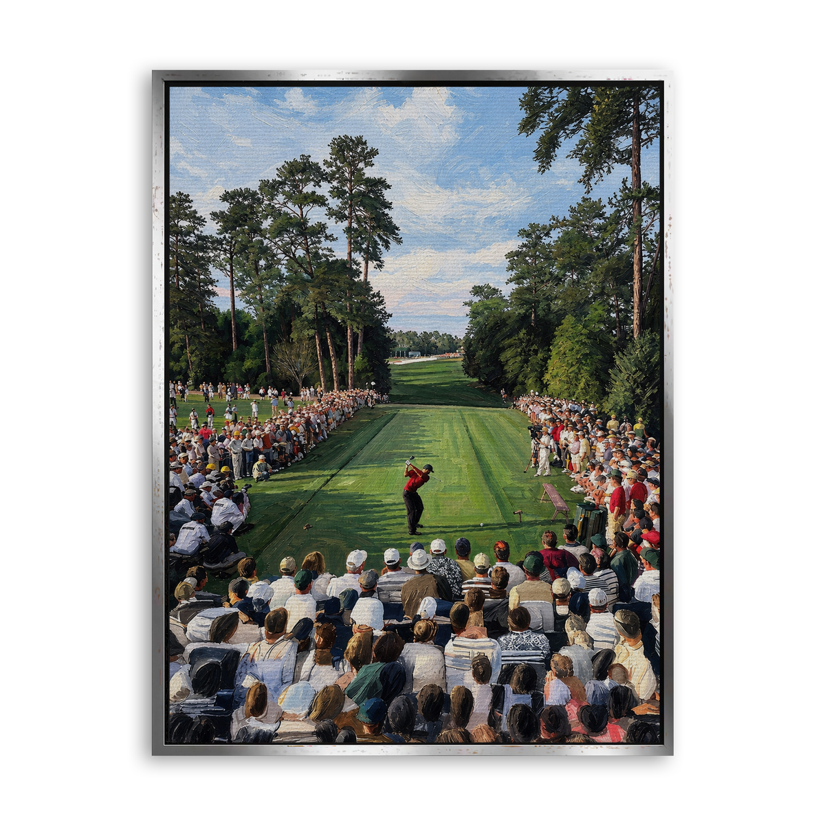Championship Drive - Leinwand Silber