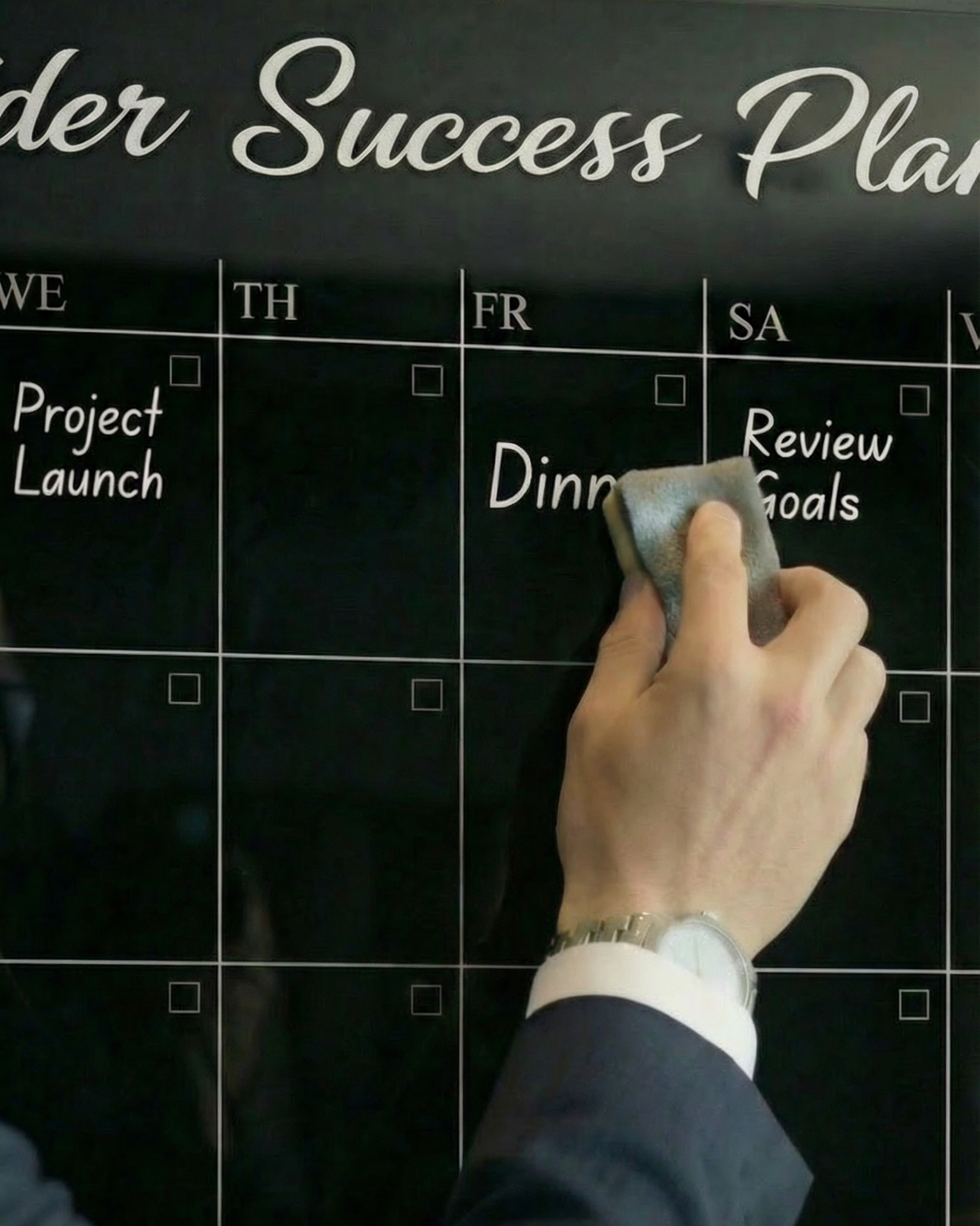 Personalized Weekly Planner made of Acrylic Glass - Luxury Car Logo